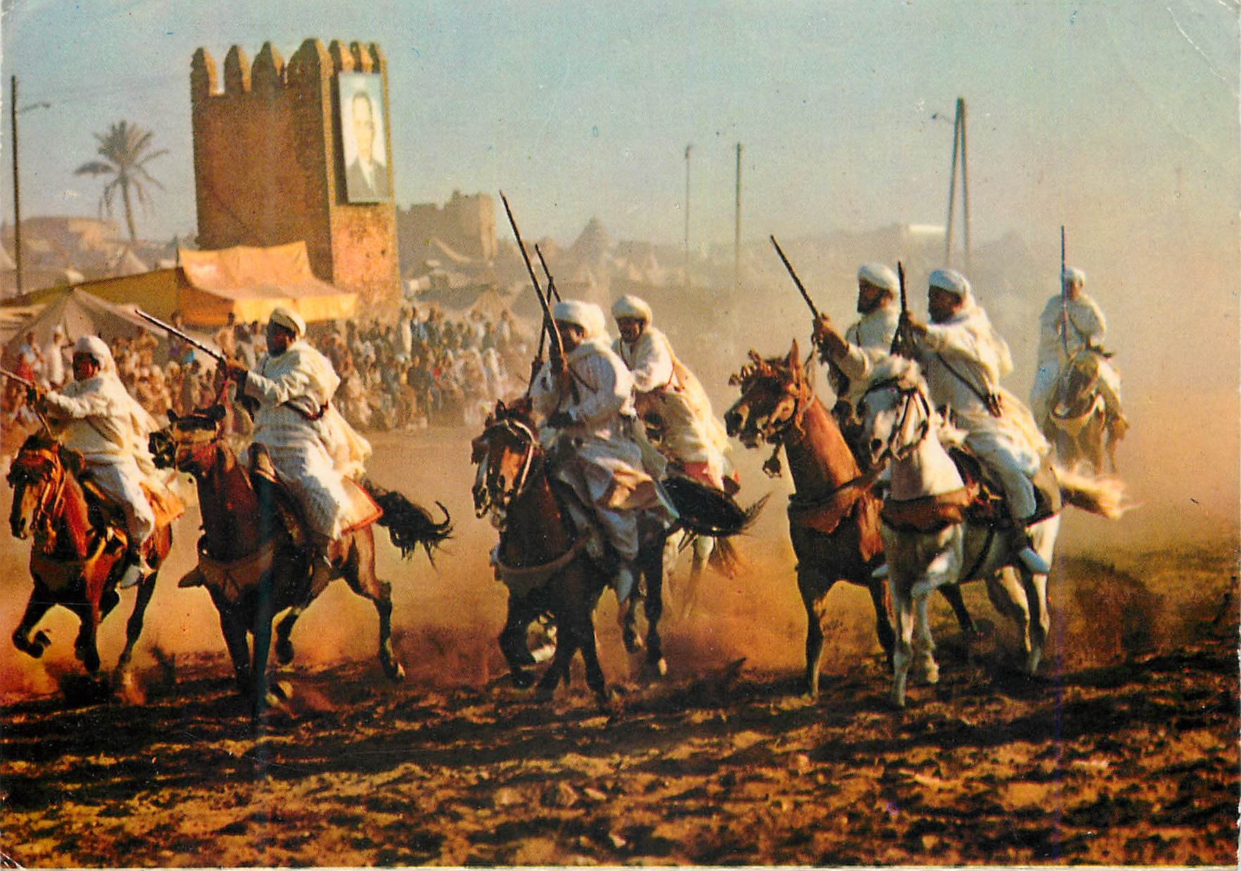 CPM Maroc pittoresque la fantasia