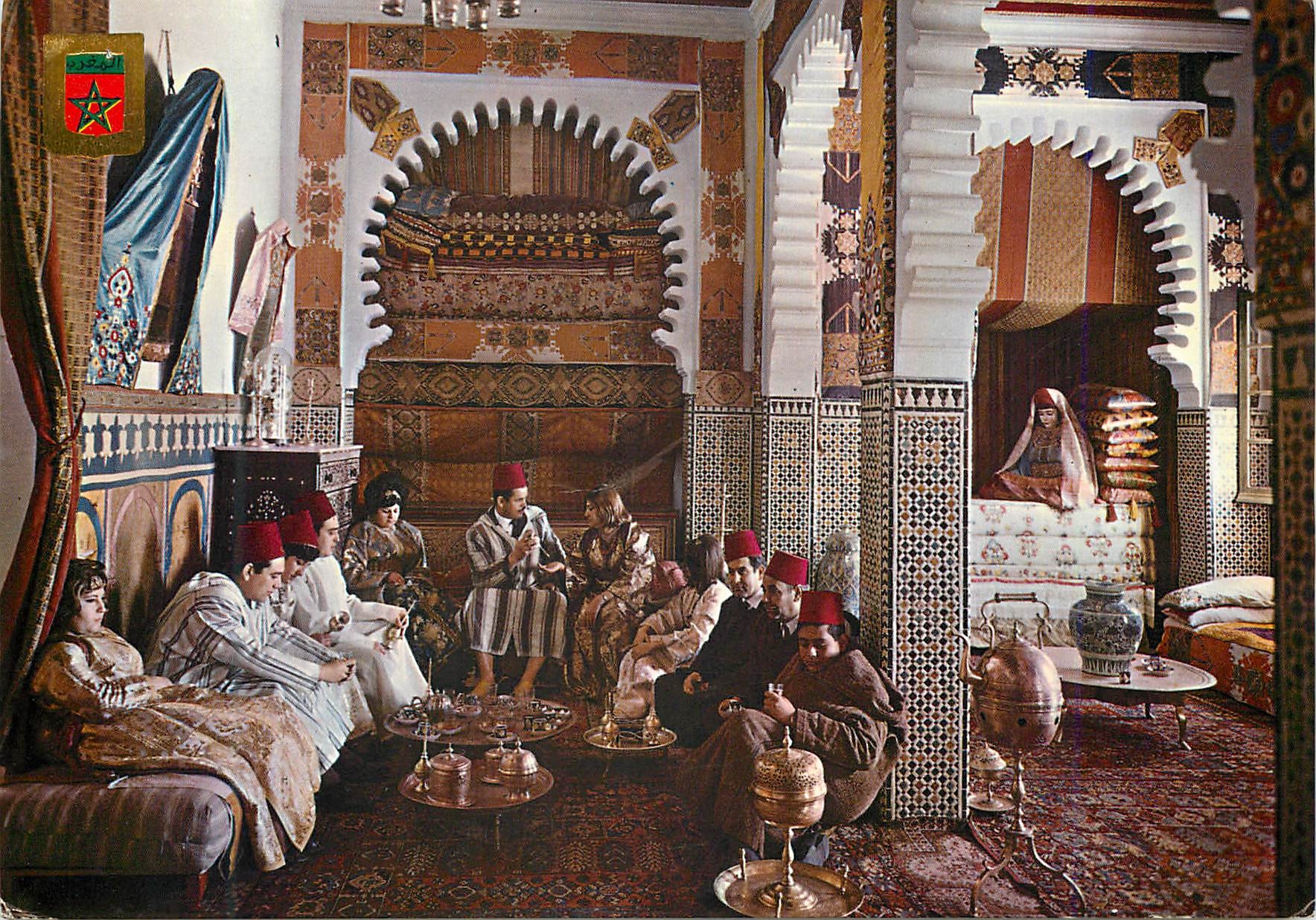CPM Maroc typique ceremonie nuptiale