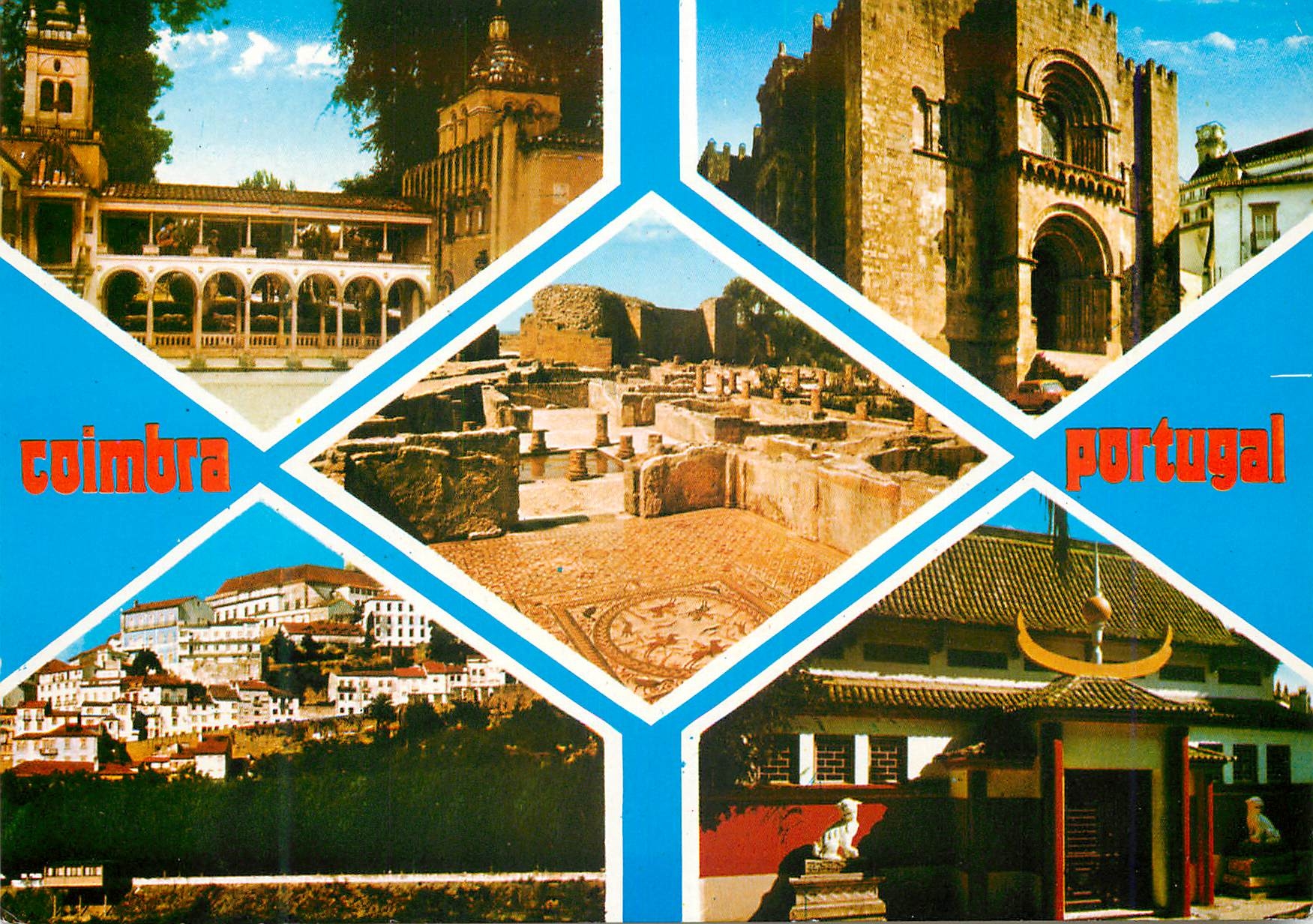 CPM Portugal Coimbra Motifs d'interet Touristiques