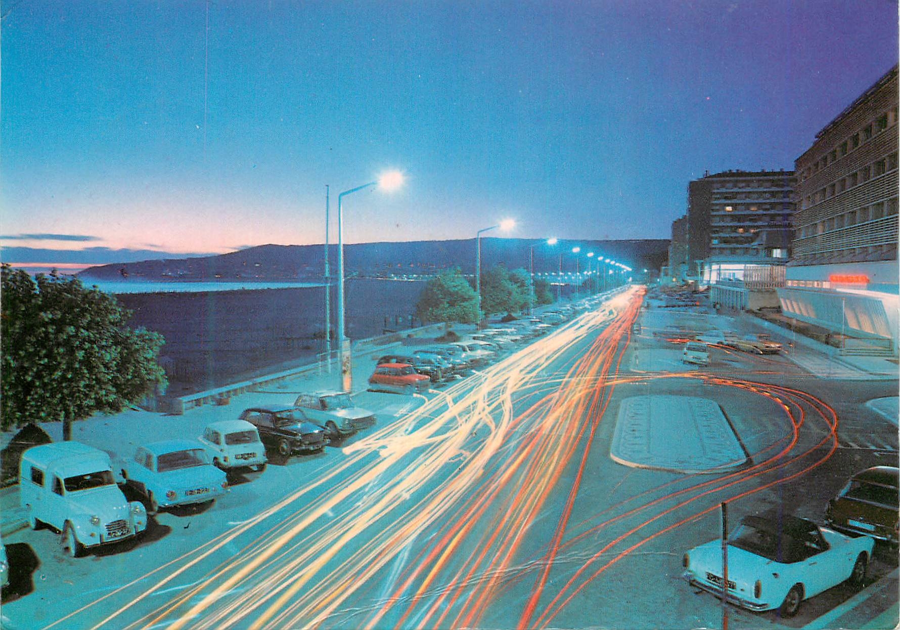 CPM Portugal Figueira da Foz Aspect nocturne