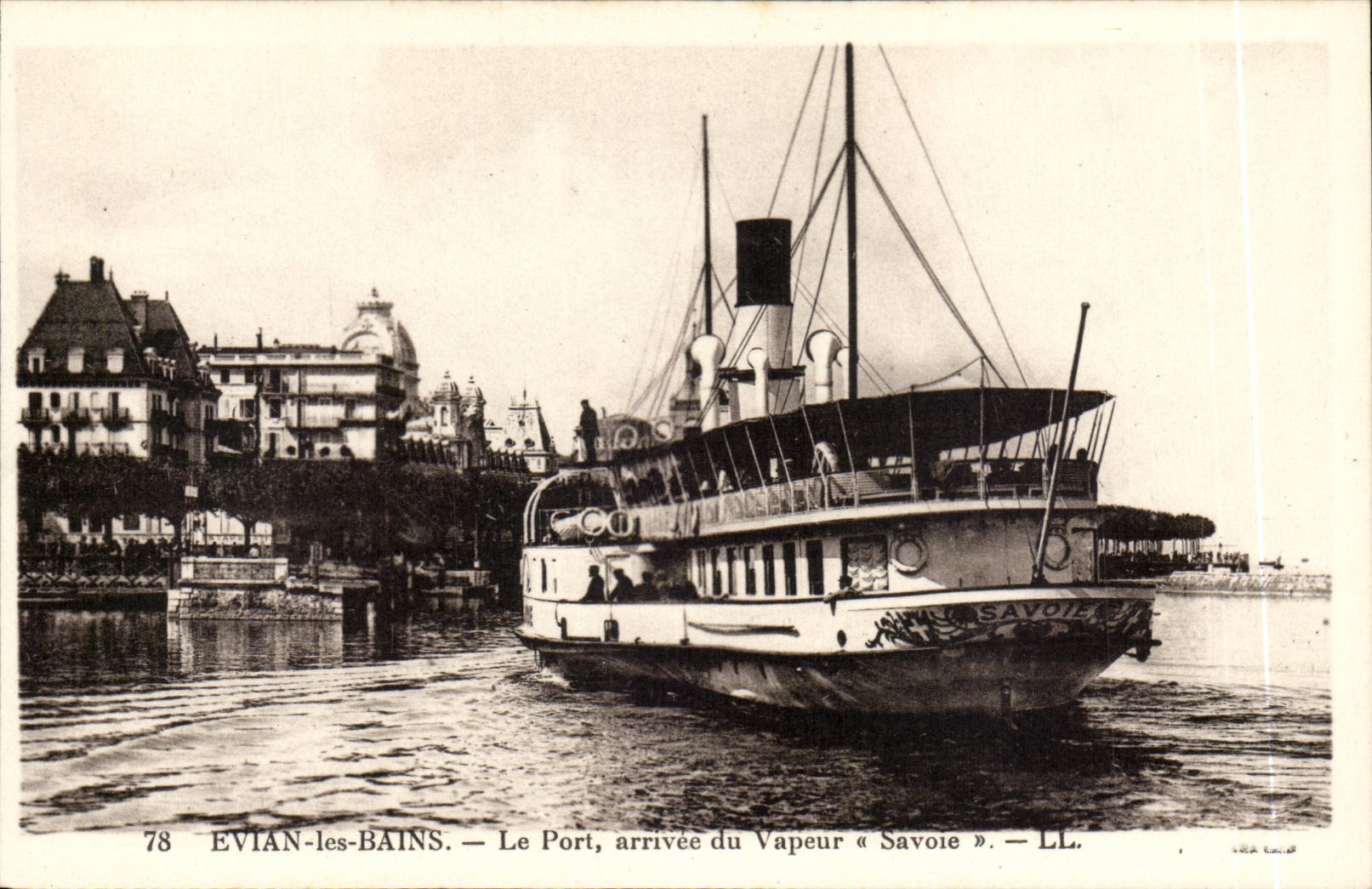 Evian les Bains CPA tragt es ankam vom Wirsingdampf