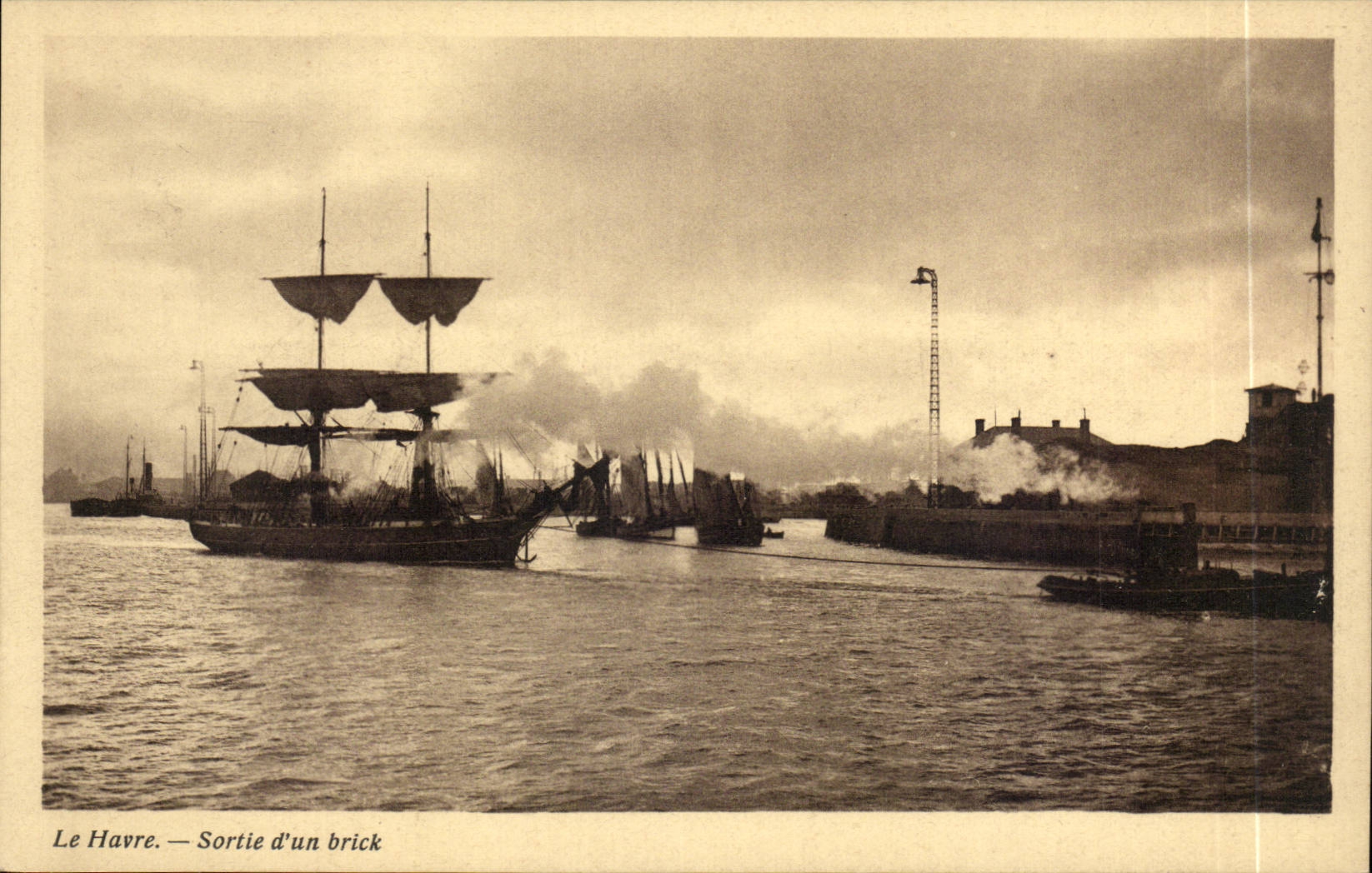 Le Havre CPA Left a brig