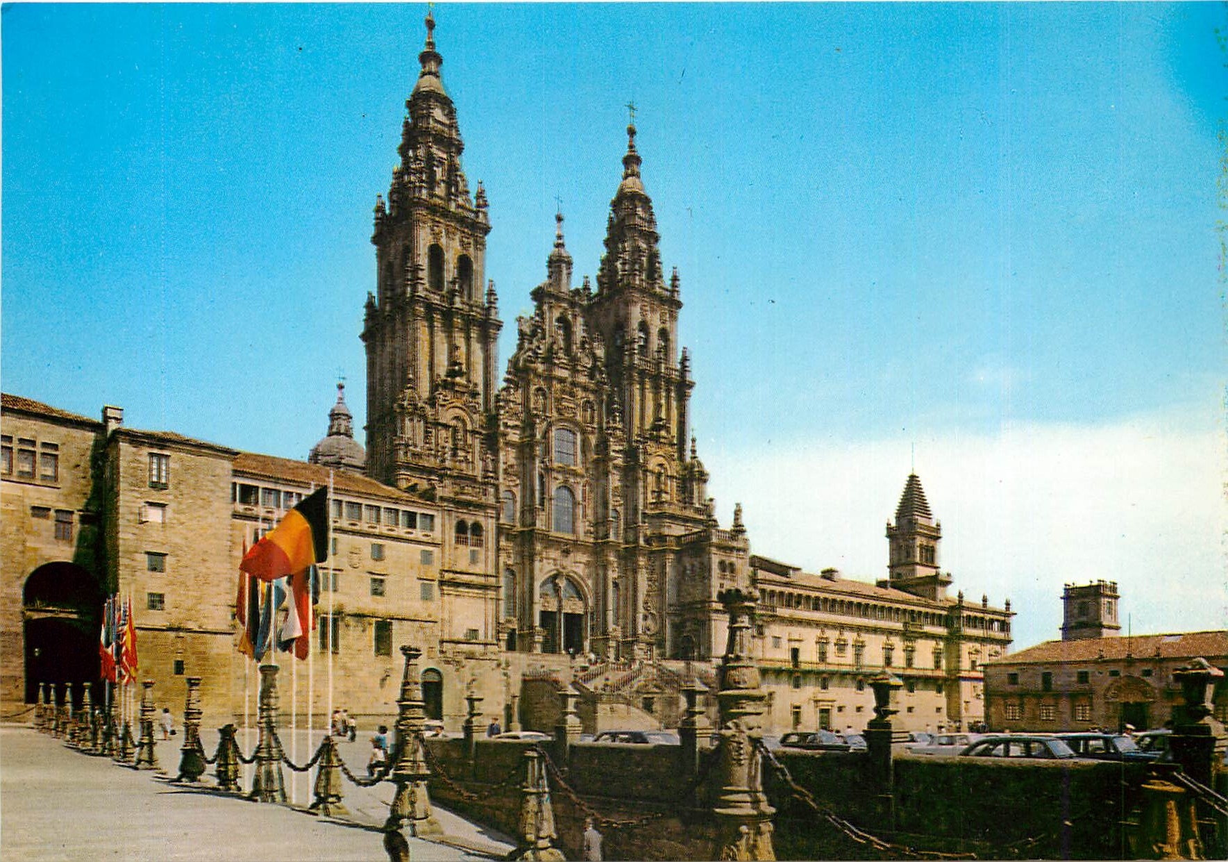 CPM Santiago de compostela 3211 cathedrale facade de l obradoire xviii siecle