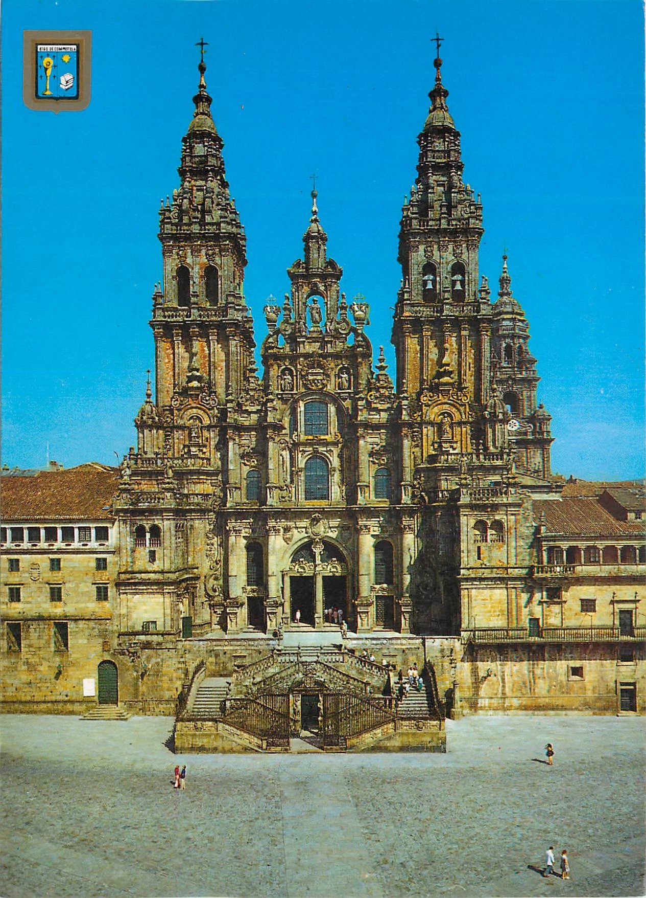 CPM Santiago de compostela n 7 facade principale de la cathedrale