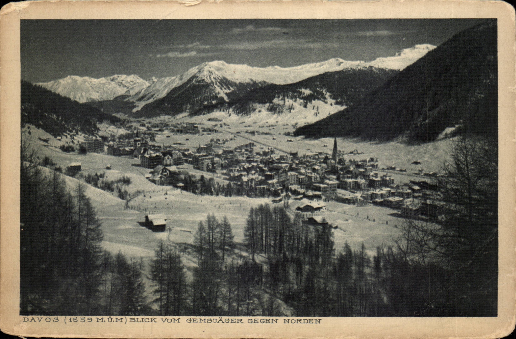 CPA Suisse DAvos Blick vom Gemsager gegen Norden