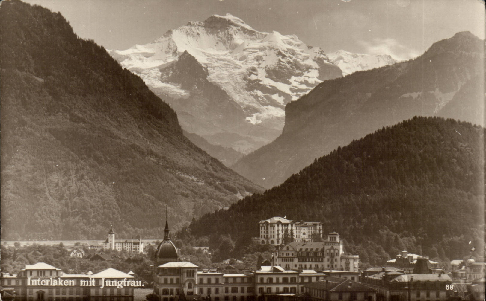 CPA Suisse Interlaken mit Jungfrau
