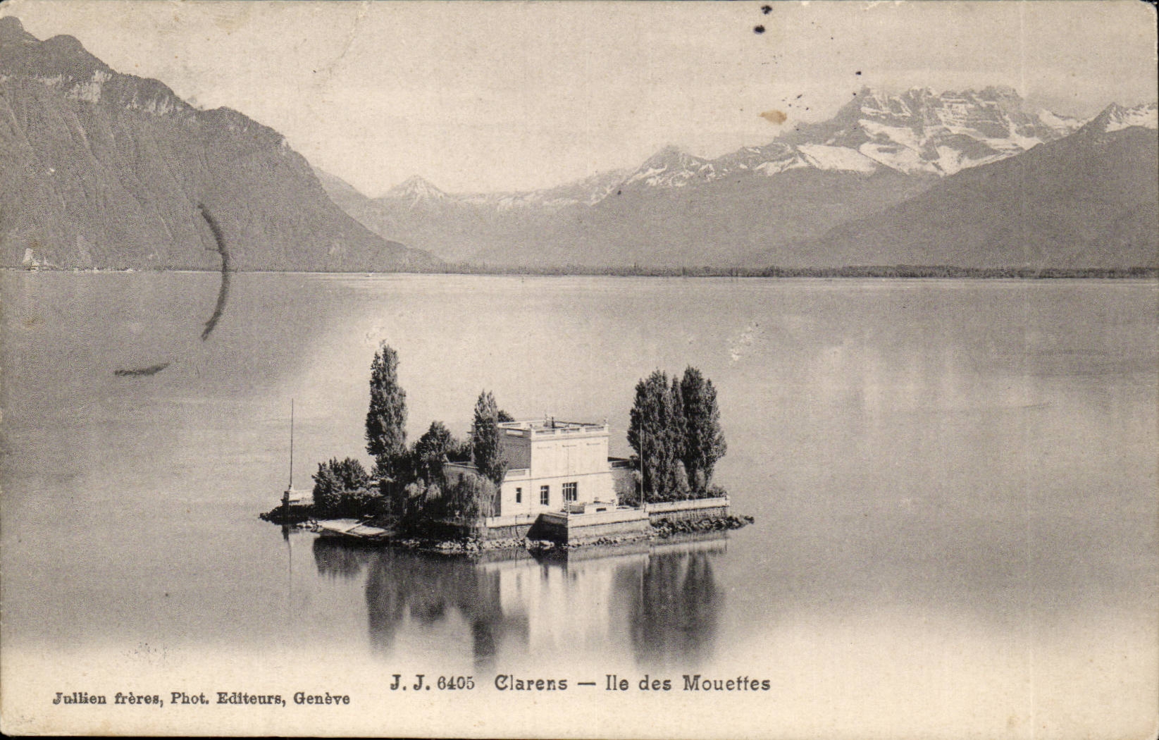 CPA Suisse Clarens Ile des Mouettes