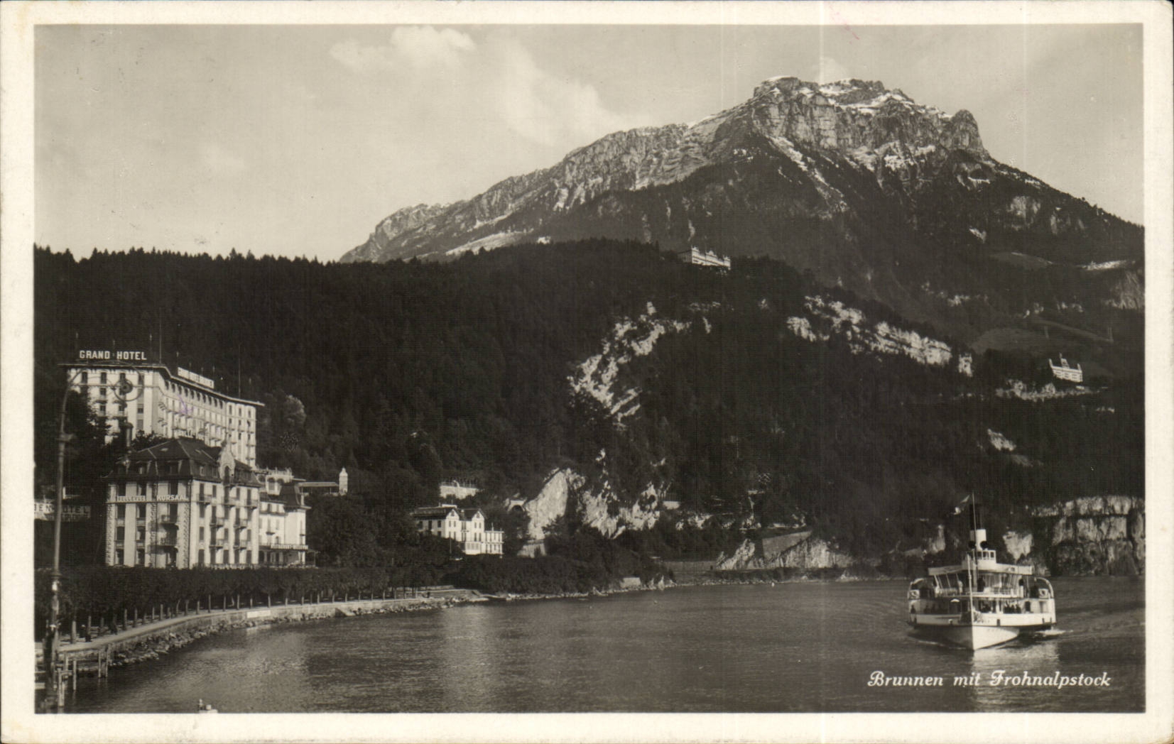 CPA Suisse Brunnen mit Frohnalstock