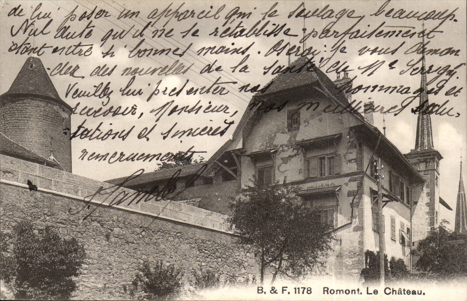 CPA Suisse Romont le chateau