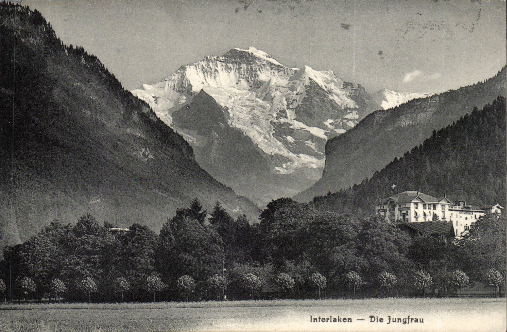 CPA Suisse Interlaken Die Jungfrau