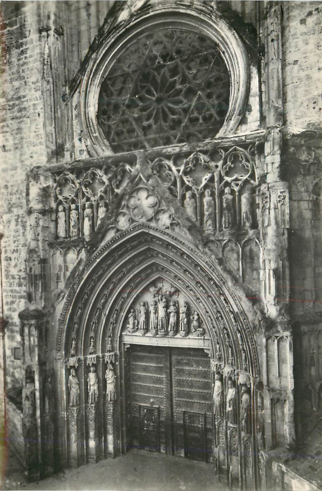 CPM valencia Cathedrale Portail des Apotres
