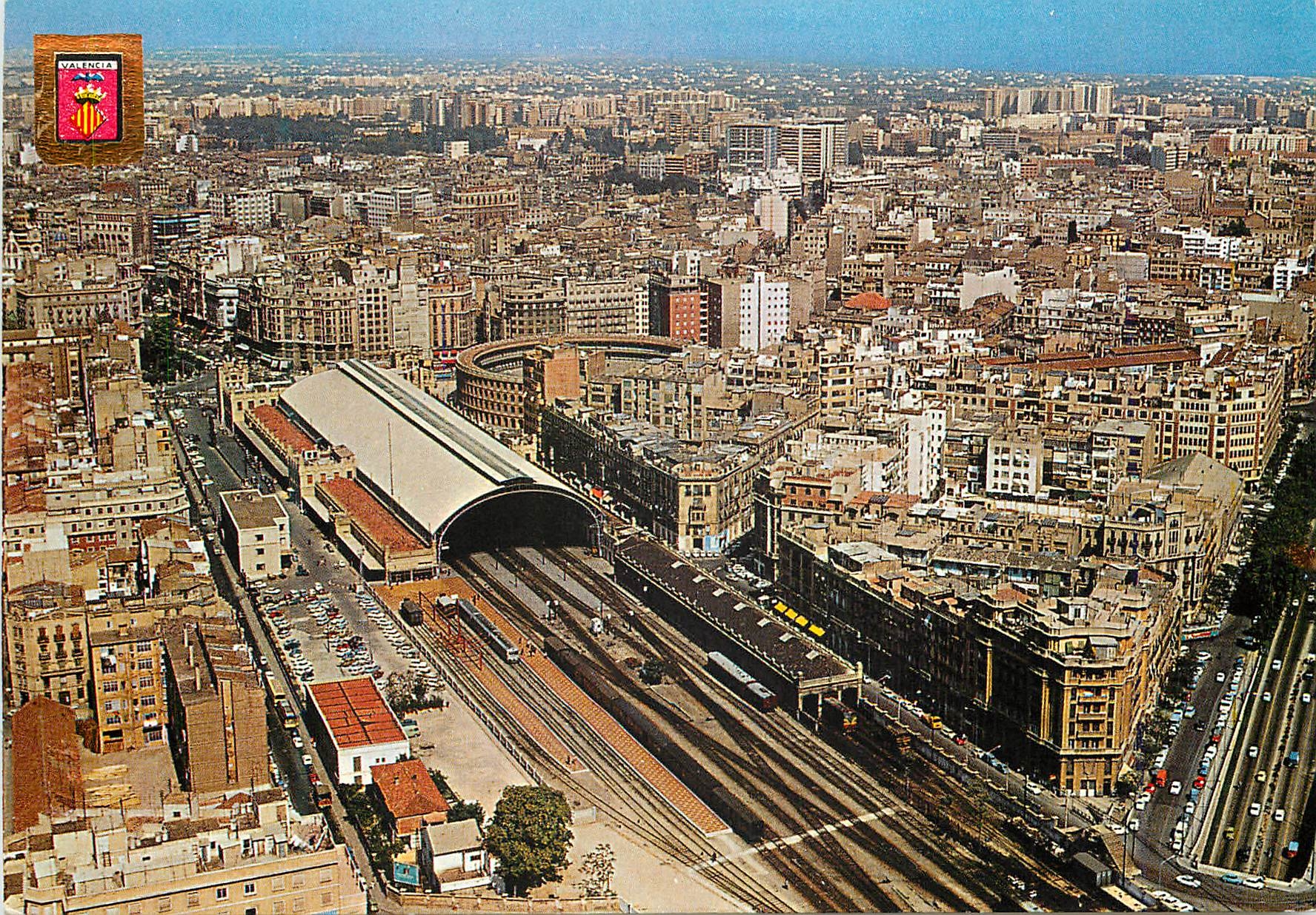 CPM Valencia Vue Aerienne
