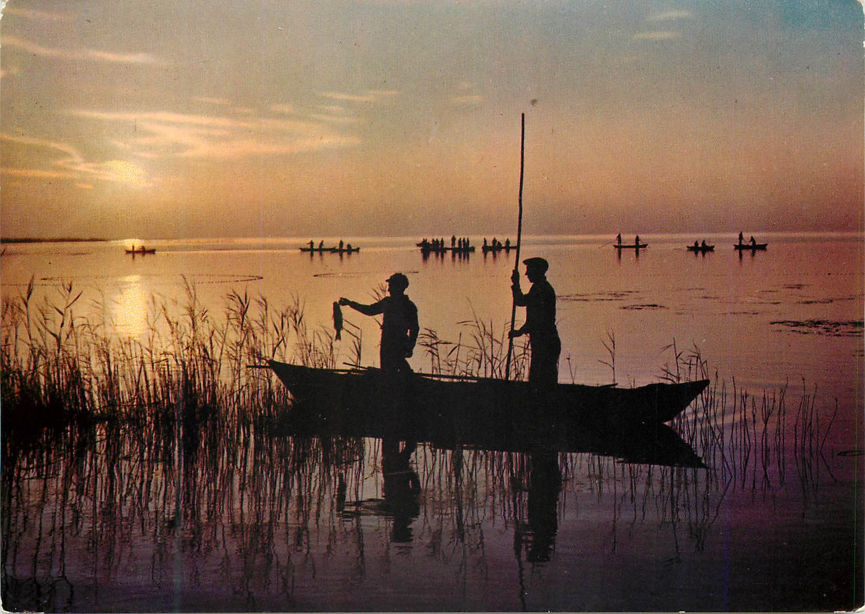 CPM Valencia Albufera Coucher du Soleil