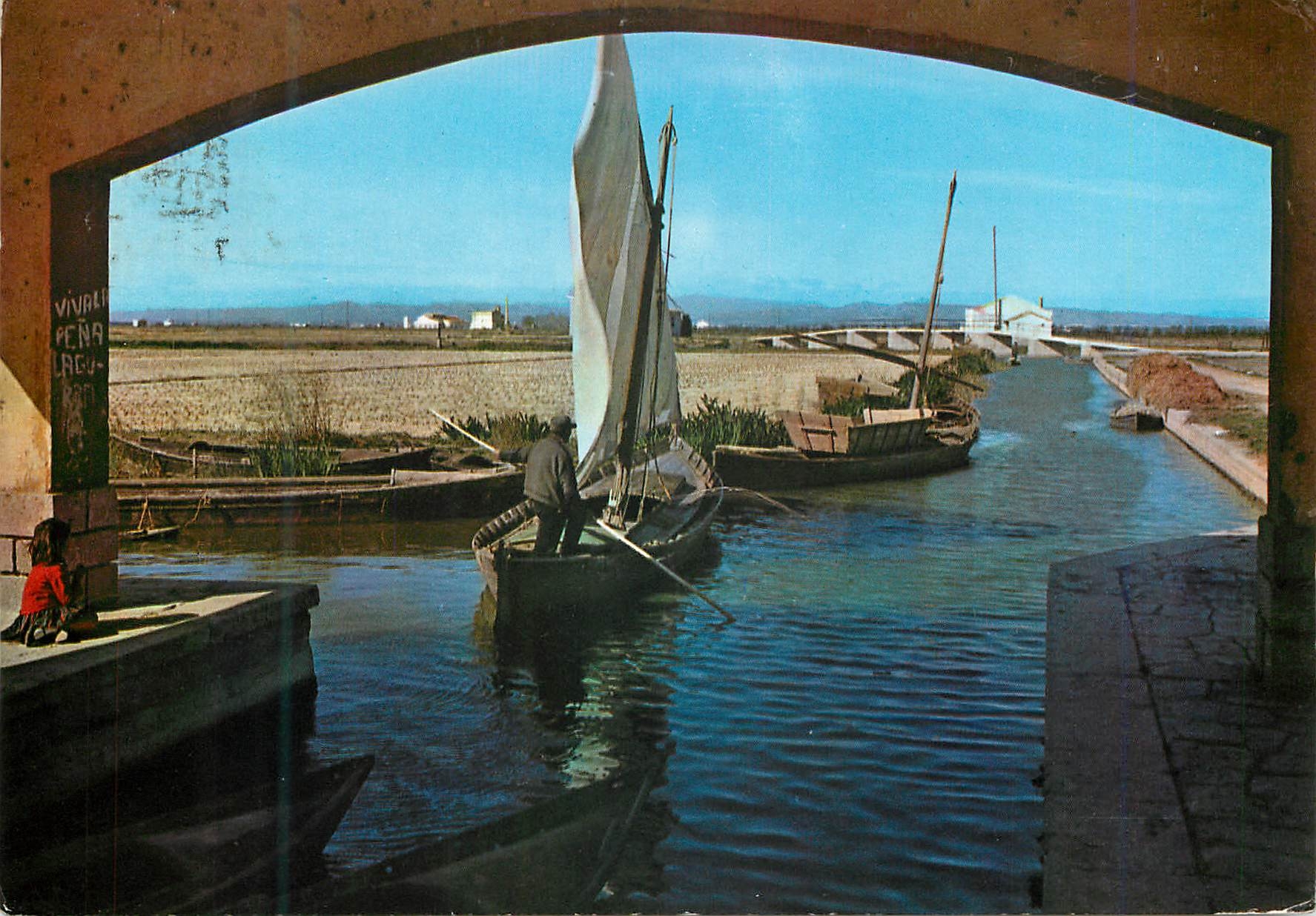 CPM Valencia Un Chenal dans l'Albufera