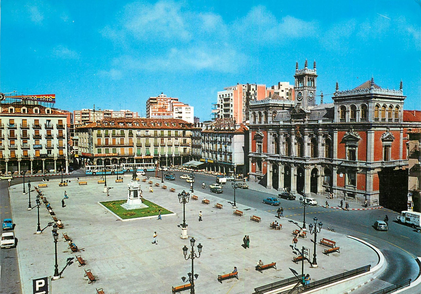 CPM Valladolid Place Principale et Mairie