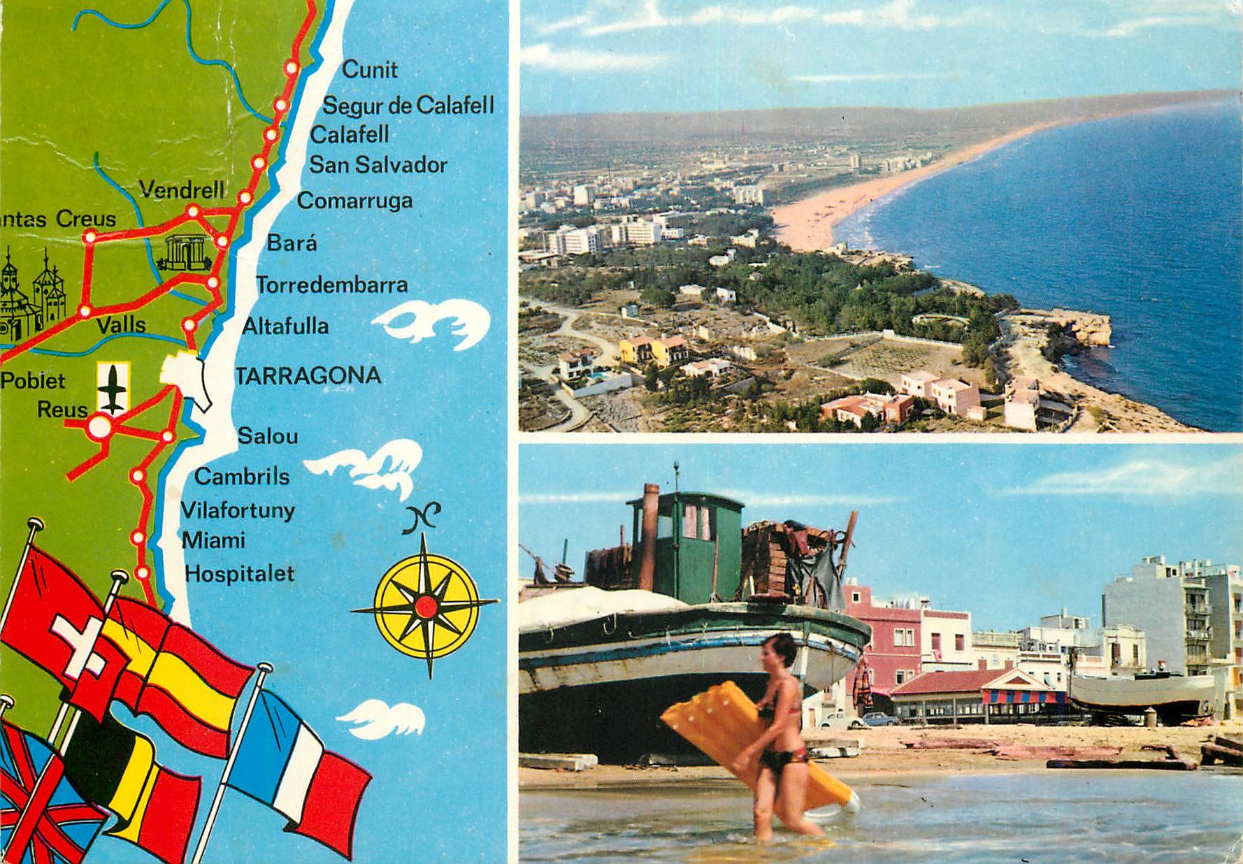 CPM Costa Dorada Tarragona Torredembarra Plage