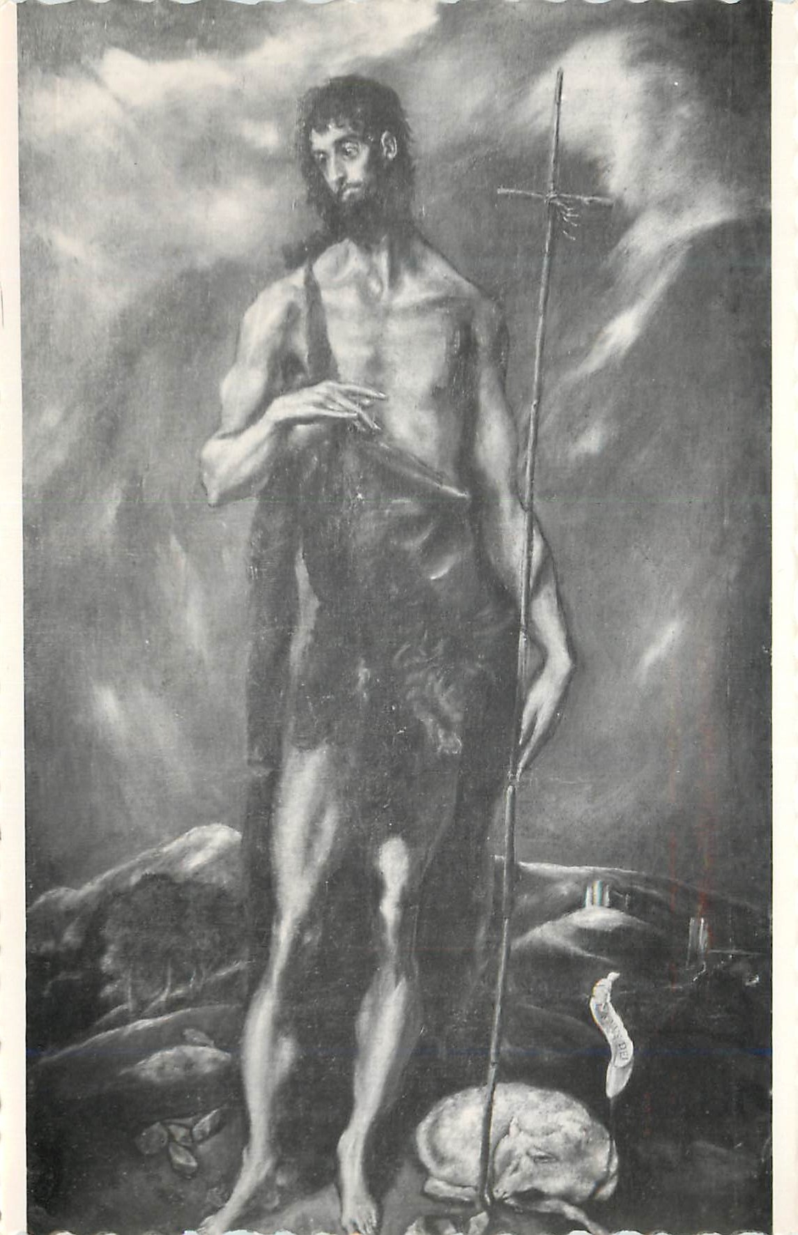 CPM Valencia Museo Prov de Bellas Artes San Juan Bautista S XVII