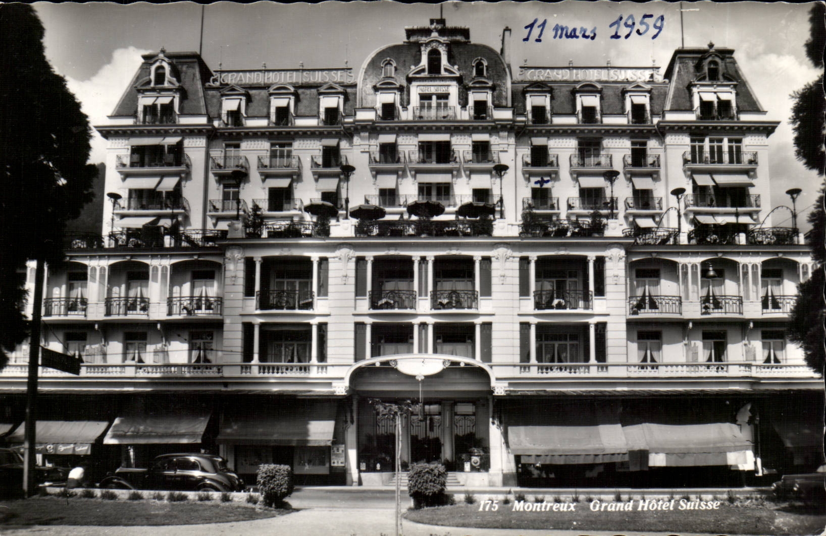 Switzerland - Vaud - Montreux - Large Swiss Hotel - CPA