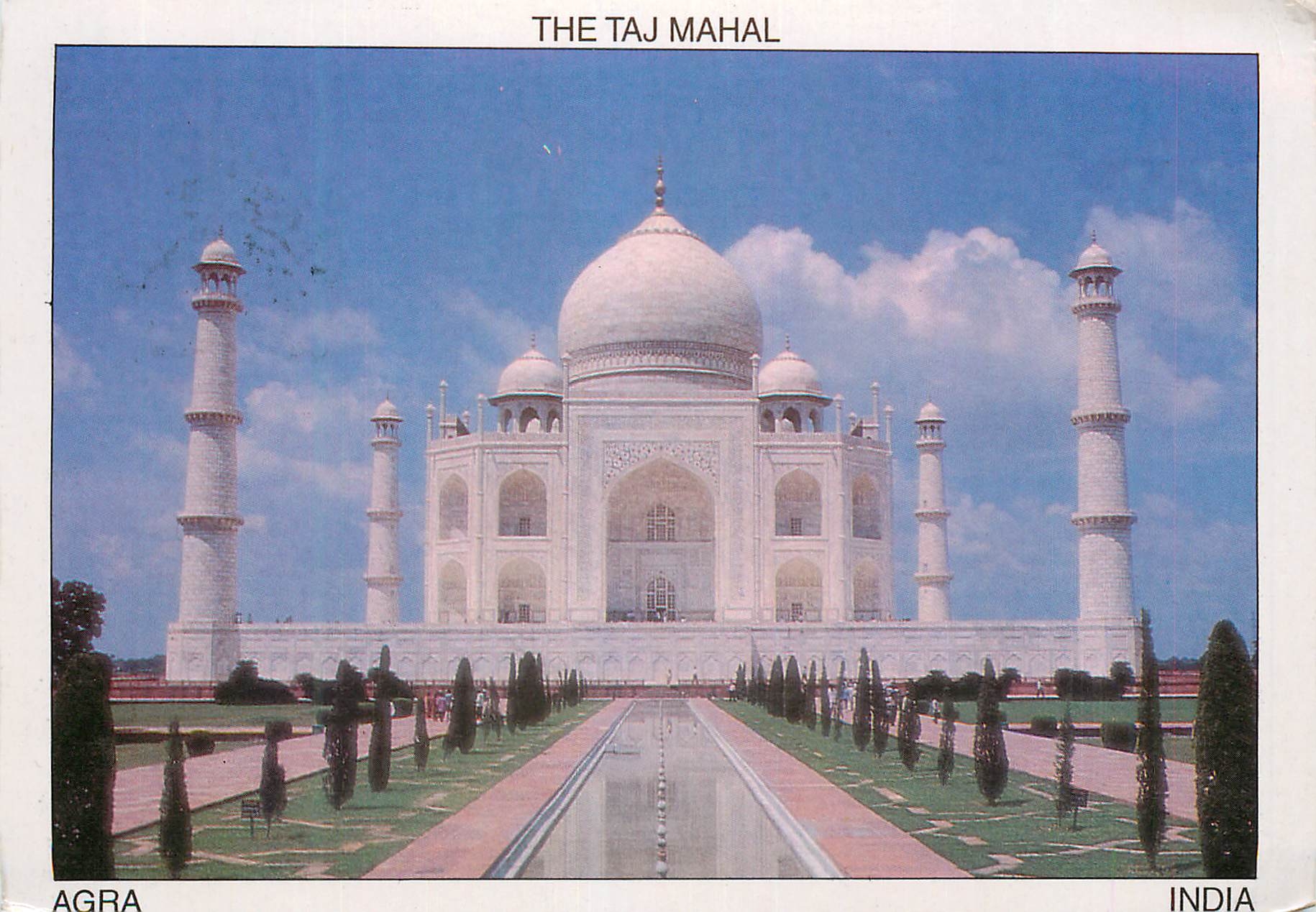 CPM The Taj Mahal Agra India 