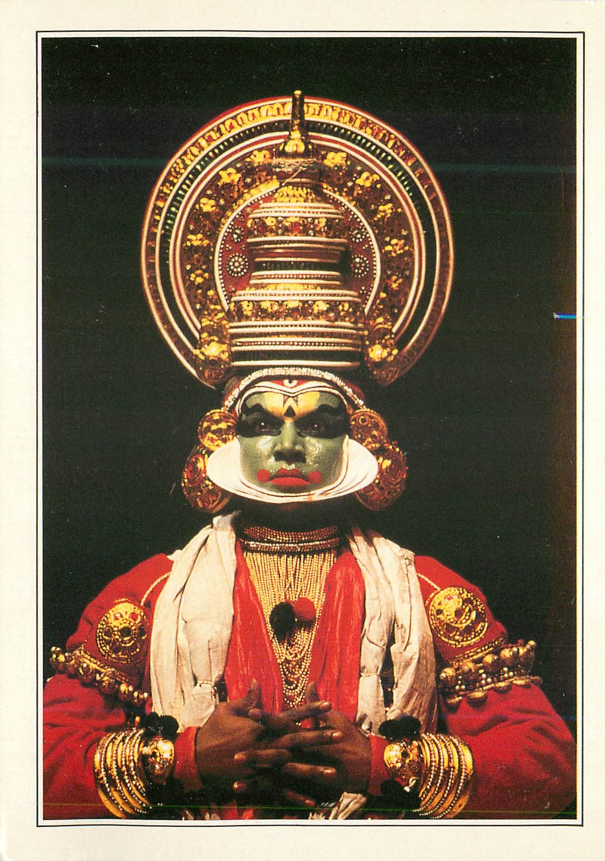 CPM Kerala An actor made up for the Kathkali theatre 