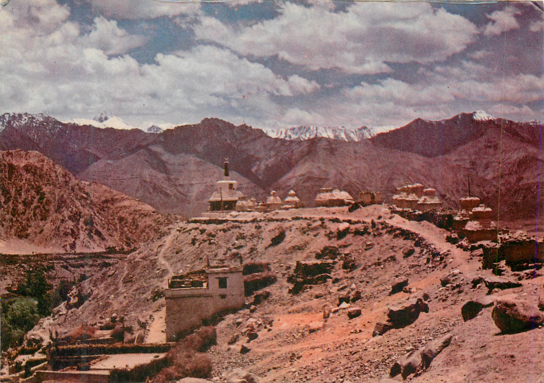 CPM A set of Chorten Stupas India 