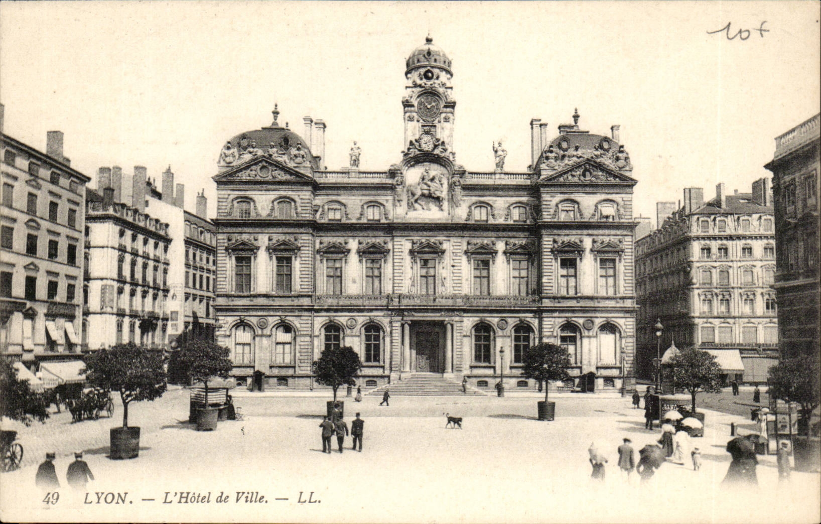 Lyon das Rathaus - CPA