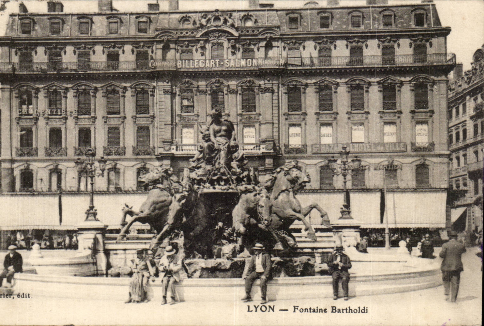 Lyon Bartholdi Fountain - CPA