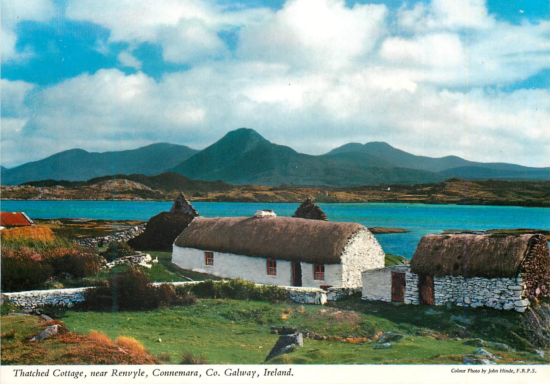 CPM Thatched cottage near Renvyle Connemara Co Galway Ireland