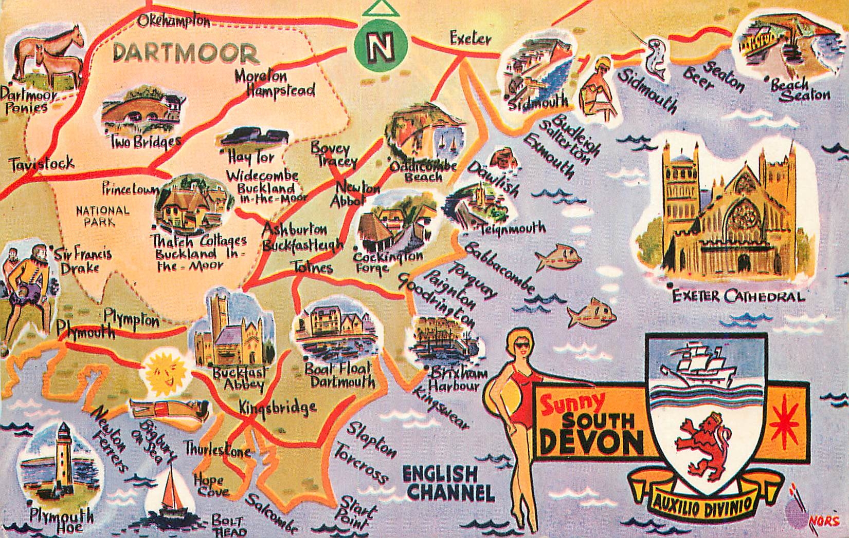 CPM Scenic map of South Devon 