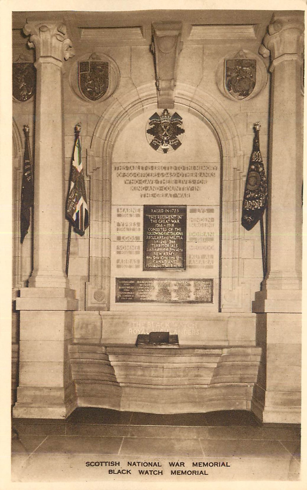 CPM Scottish National War Memorial Black Watch Memorial  Militaria