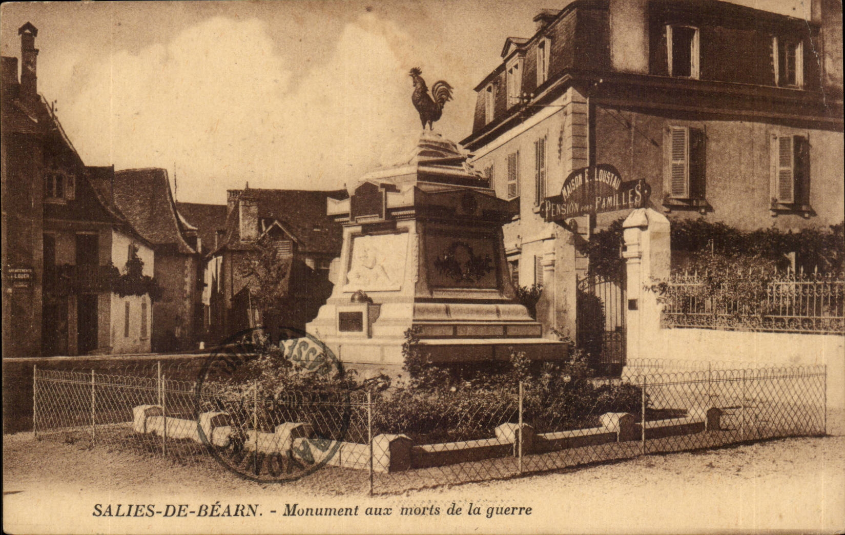 Dirty-of-Bearn War memorial - CPA