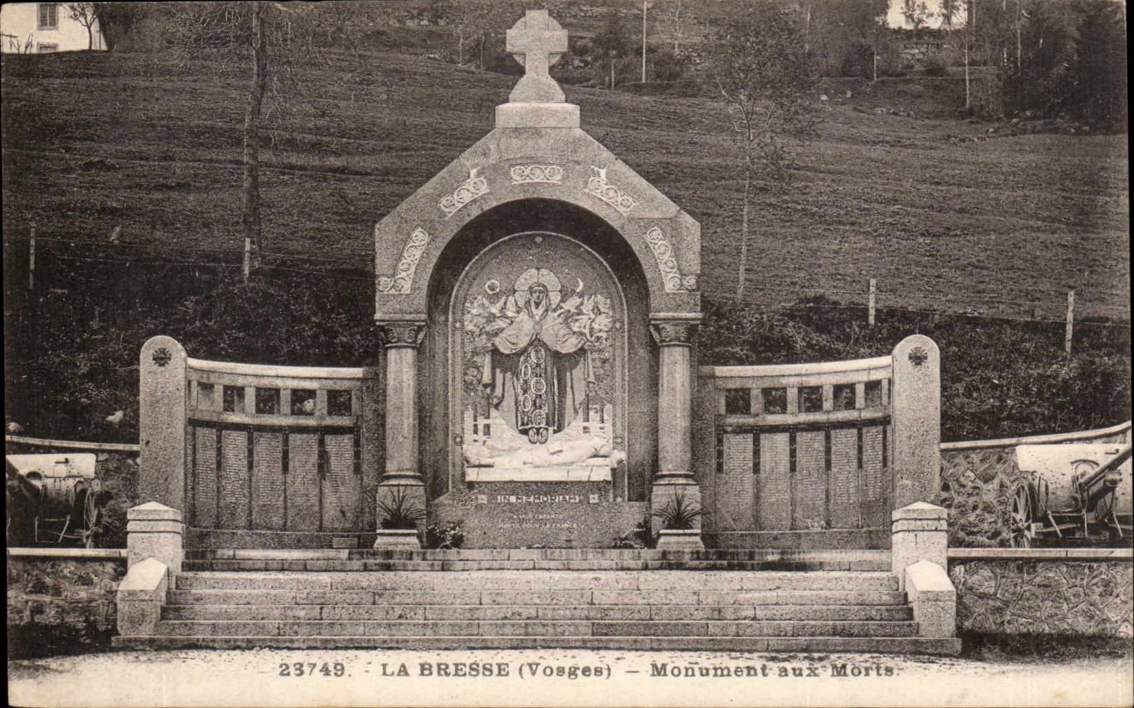 Das Bresse (die Vosges) Kriegdenkmal - CPA