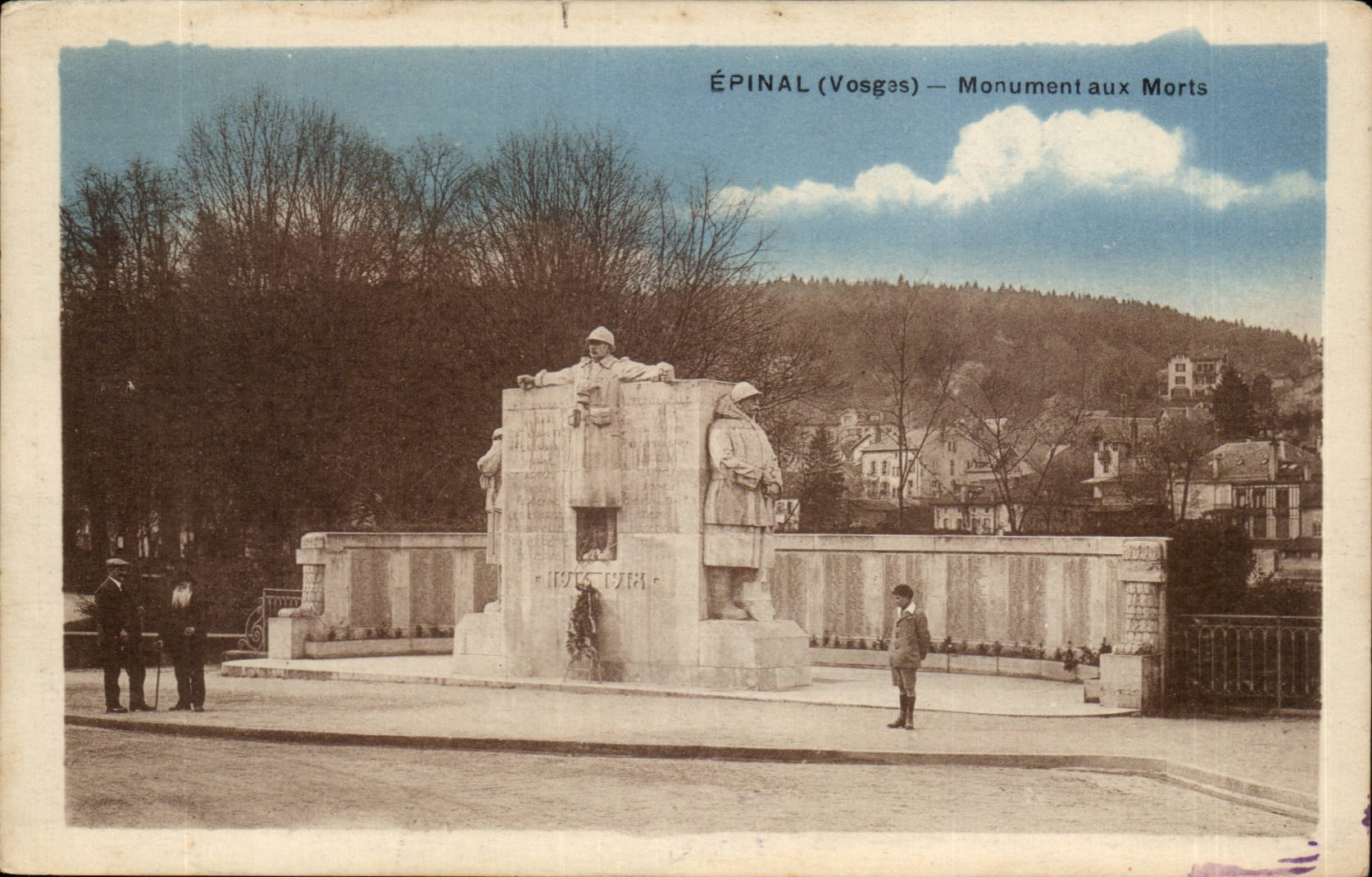 Epinal (the Vosges) War memorial - CPA