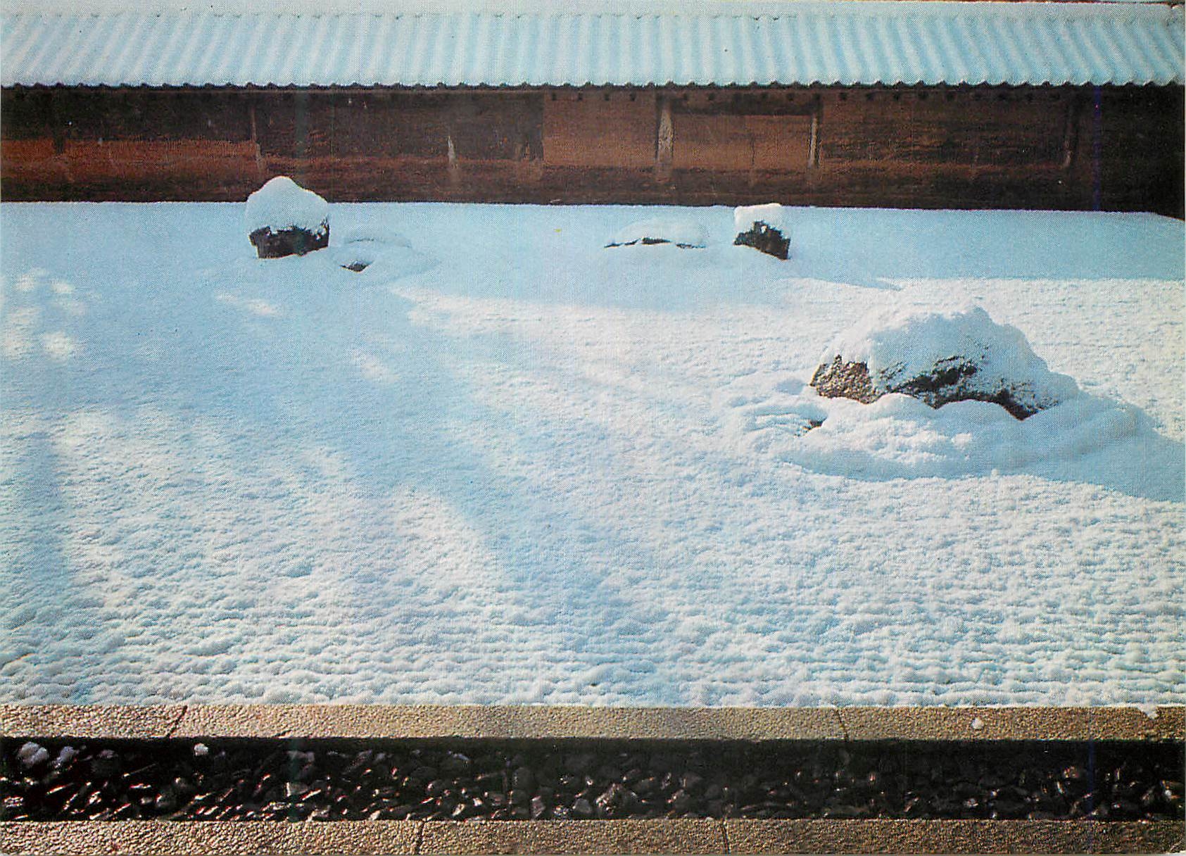 CPM Ryoan Ji Temple in Kyoto Snauy View of the Rock Garden