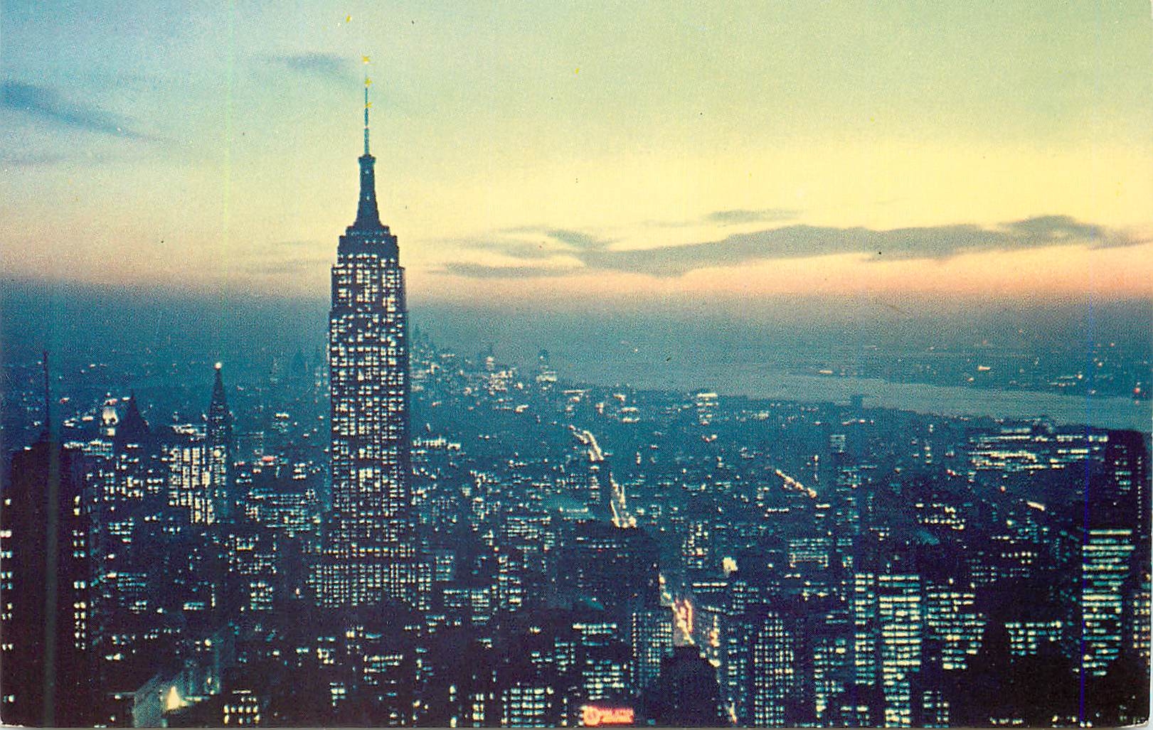 CPM New York City Empire State Building at Night