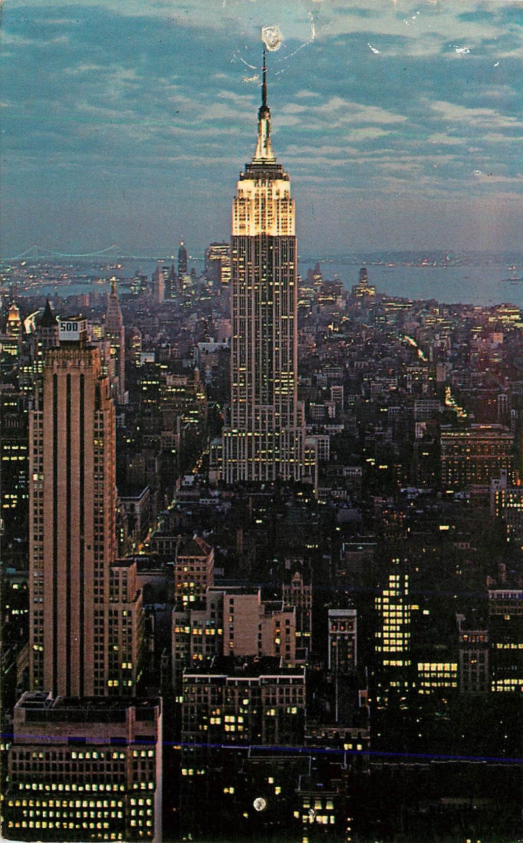 CPM Empire State Building at Night New York City