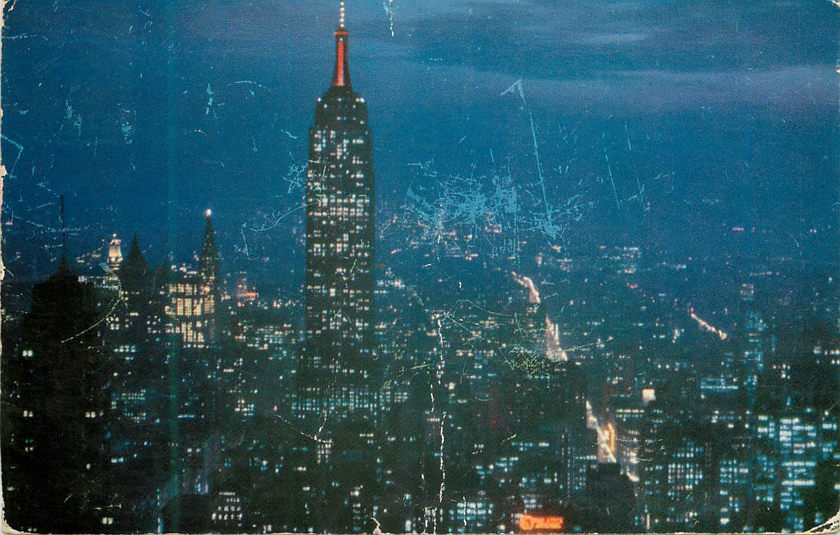 CPM Night View from Rockefeller Center New York NY