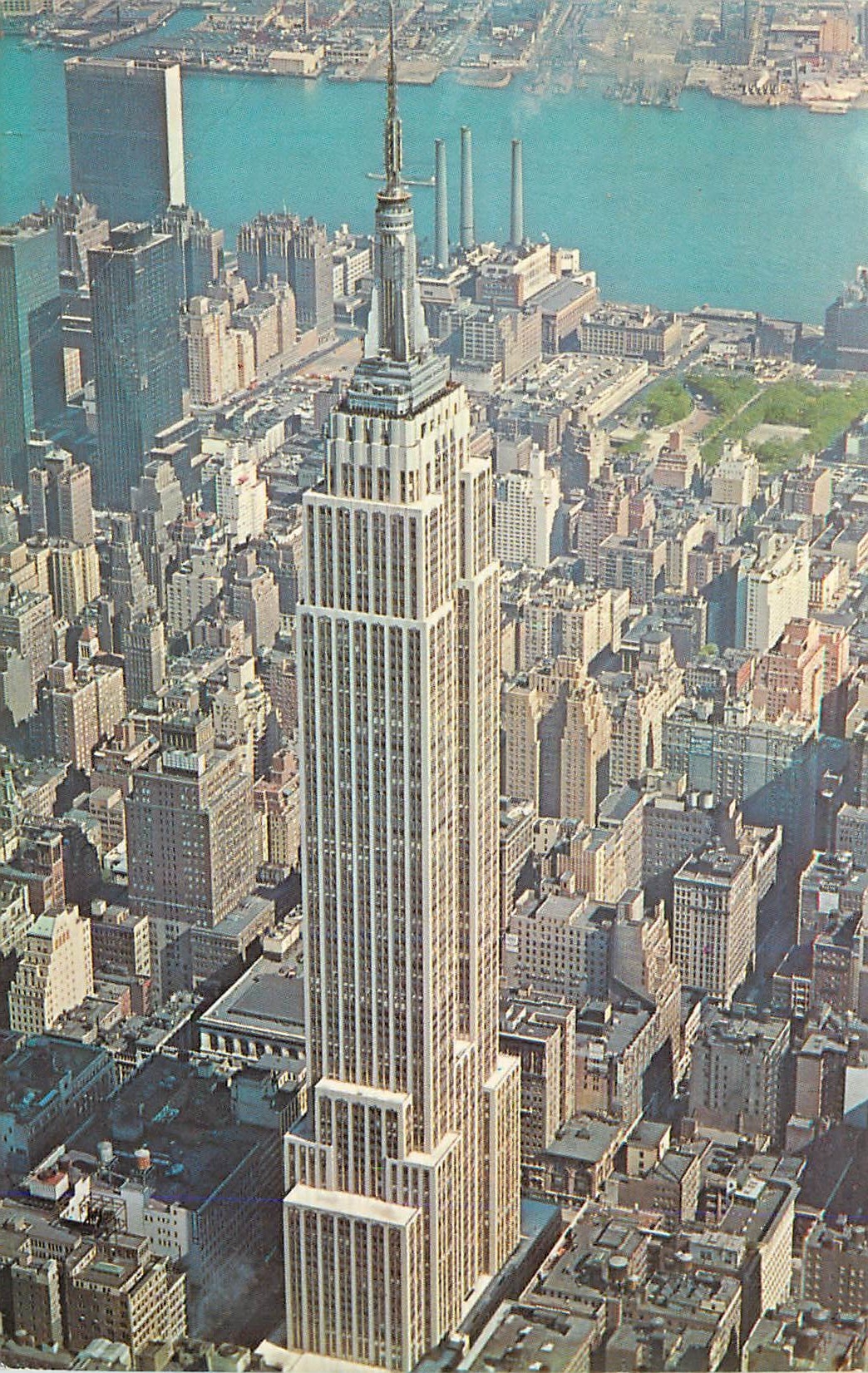 CPM Aerial View of Empire State Building New York City