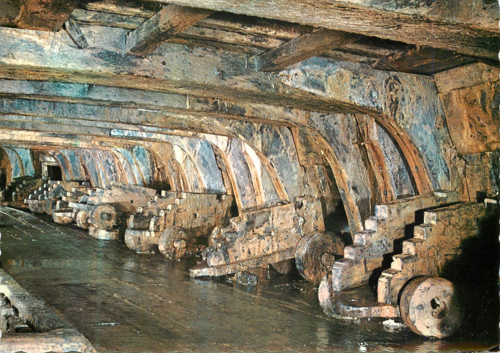 CPM Skeppet Wasa Undre Batteridock Kanonlavetter Pa Styrbords Sida The Warship Vasa Lower Gun Carriages Starboard Side