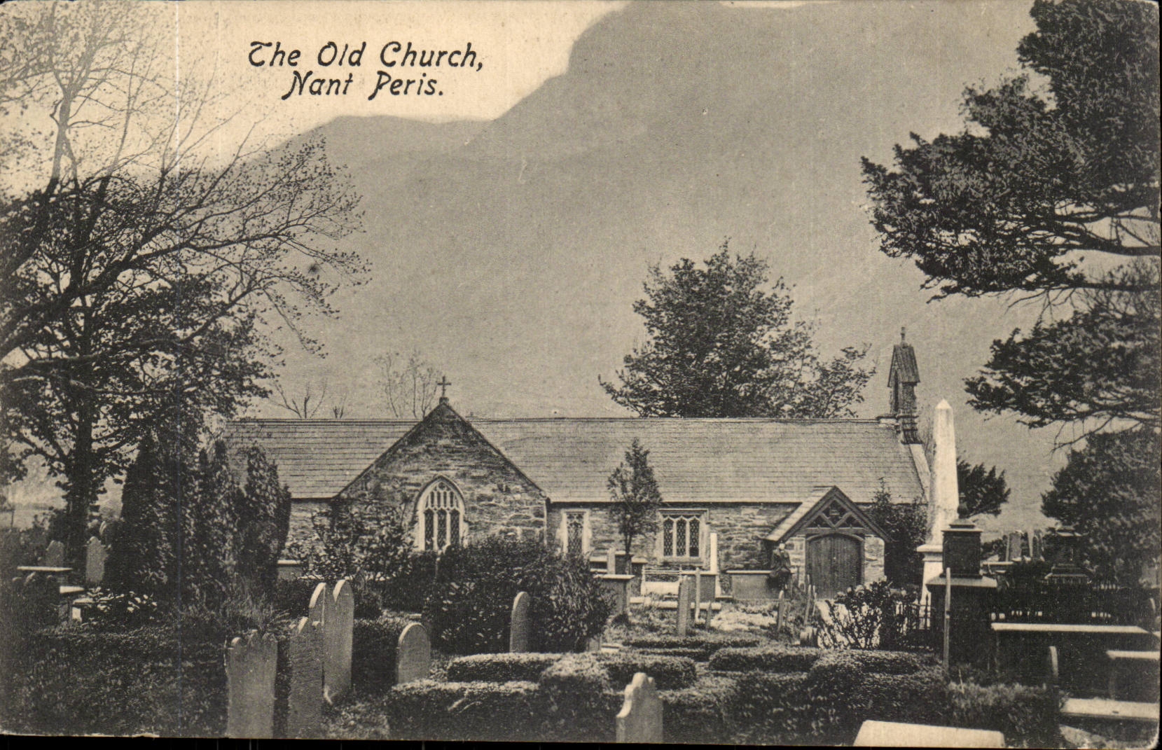 The Llanberis Pass- Wales-The Old Church Nant Peris -CPA
