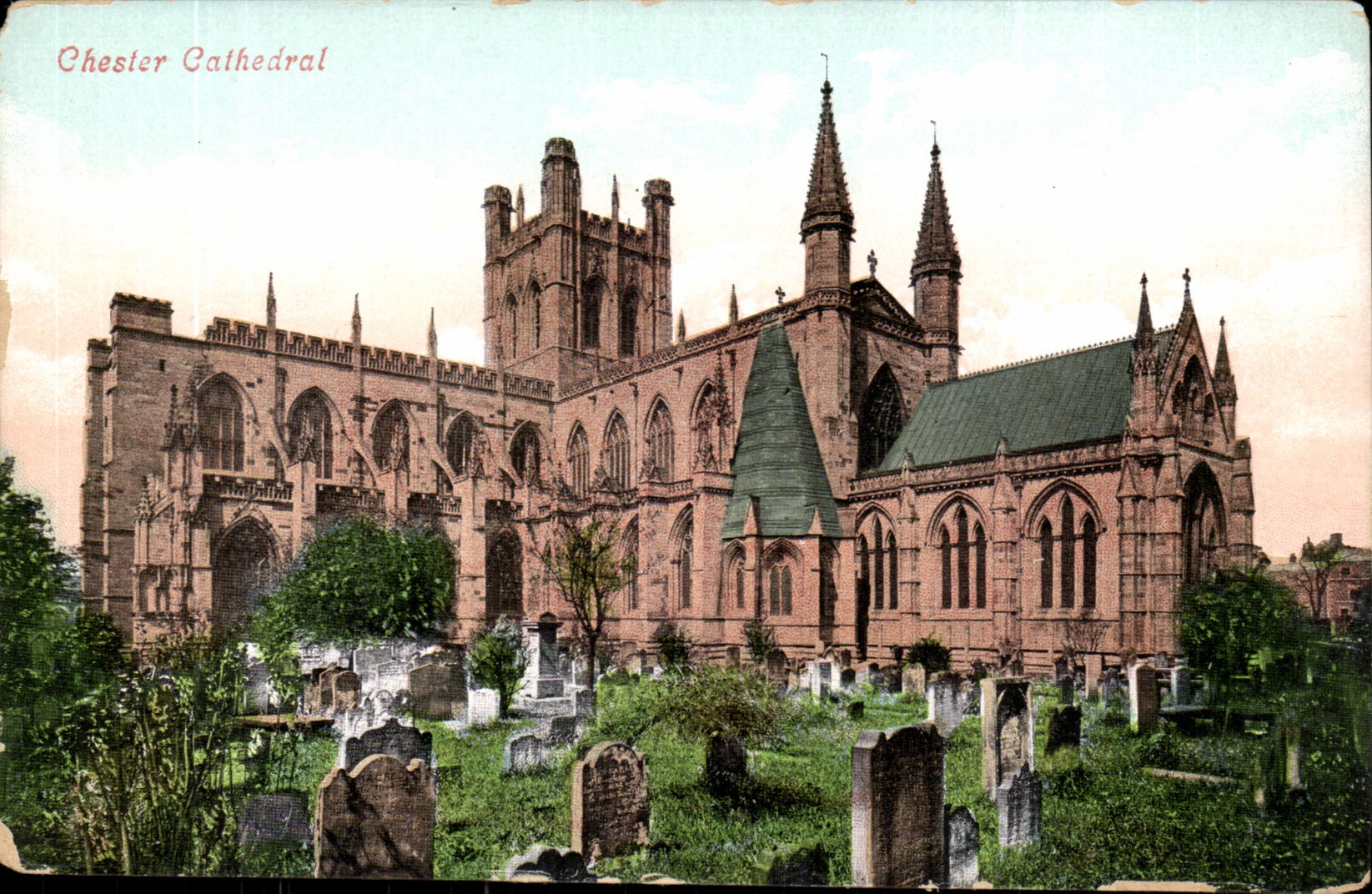 Cheshire-England-England Chester Cathedral - CPA