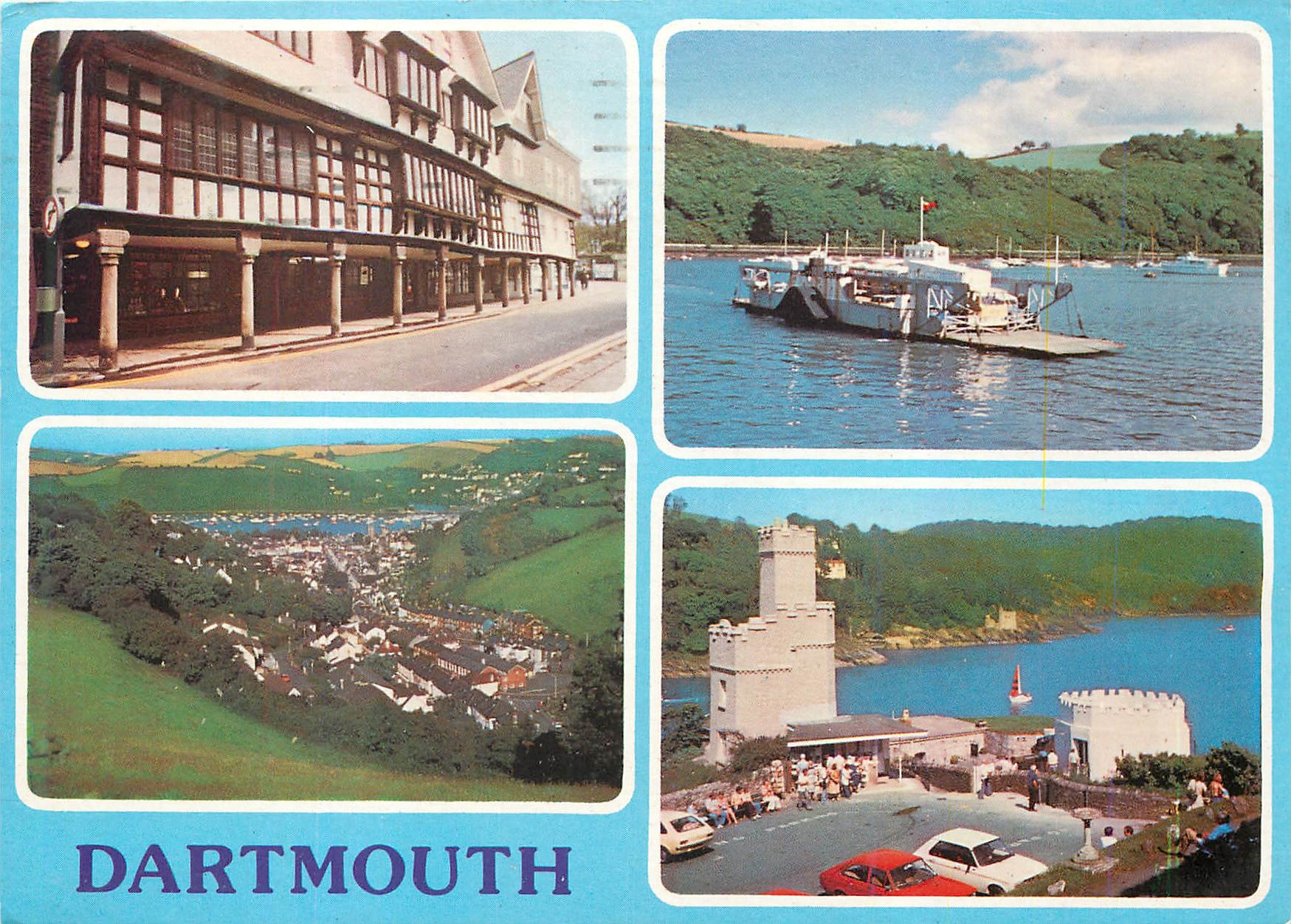 CPM Dartmouth Devon Higher Ferry The Castle The Butterwalk