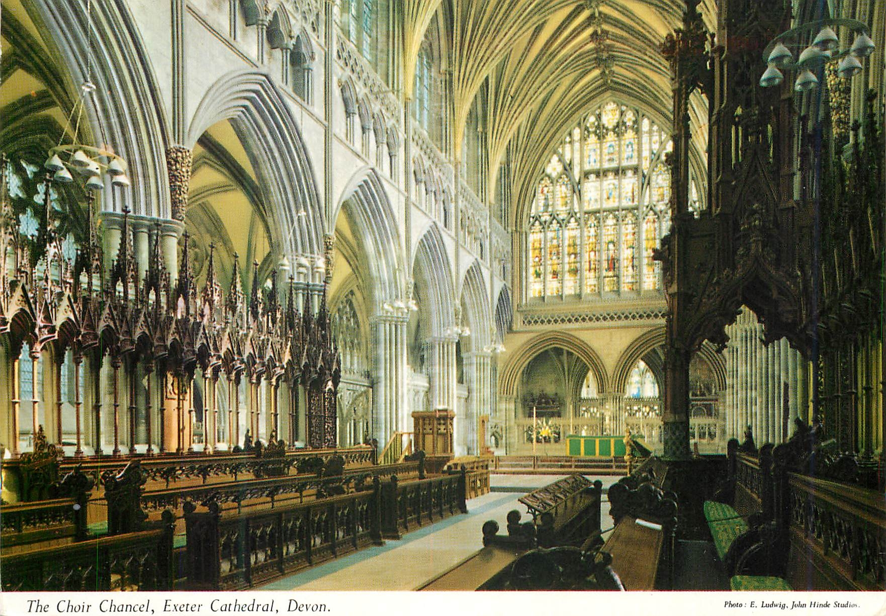 CPM The Choir Chancel Exeter Cathedral Devon