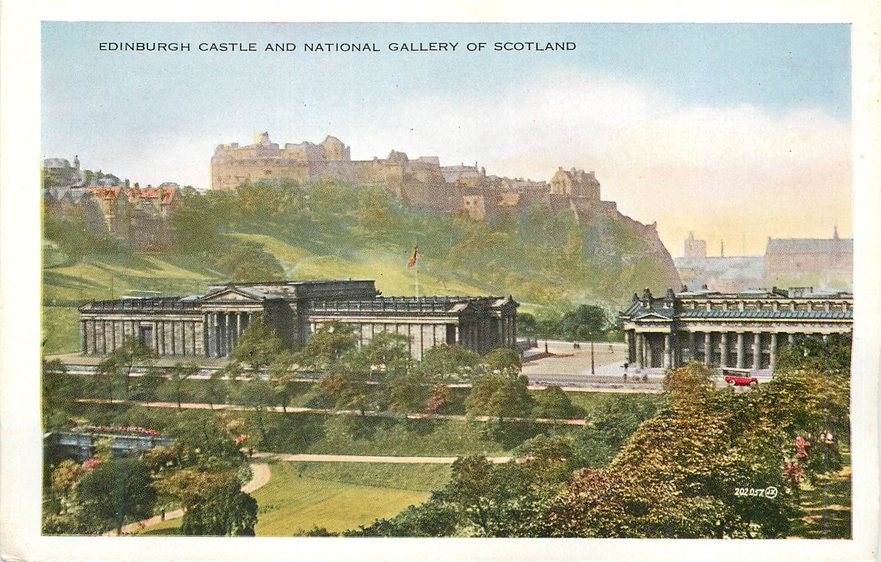 CPM Edinburgh Castle and National Gallery of Scotland