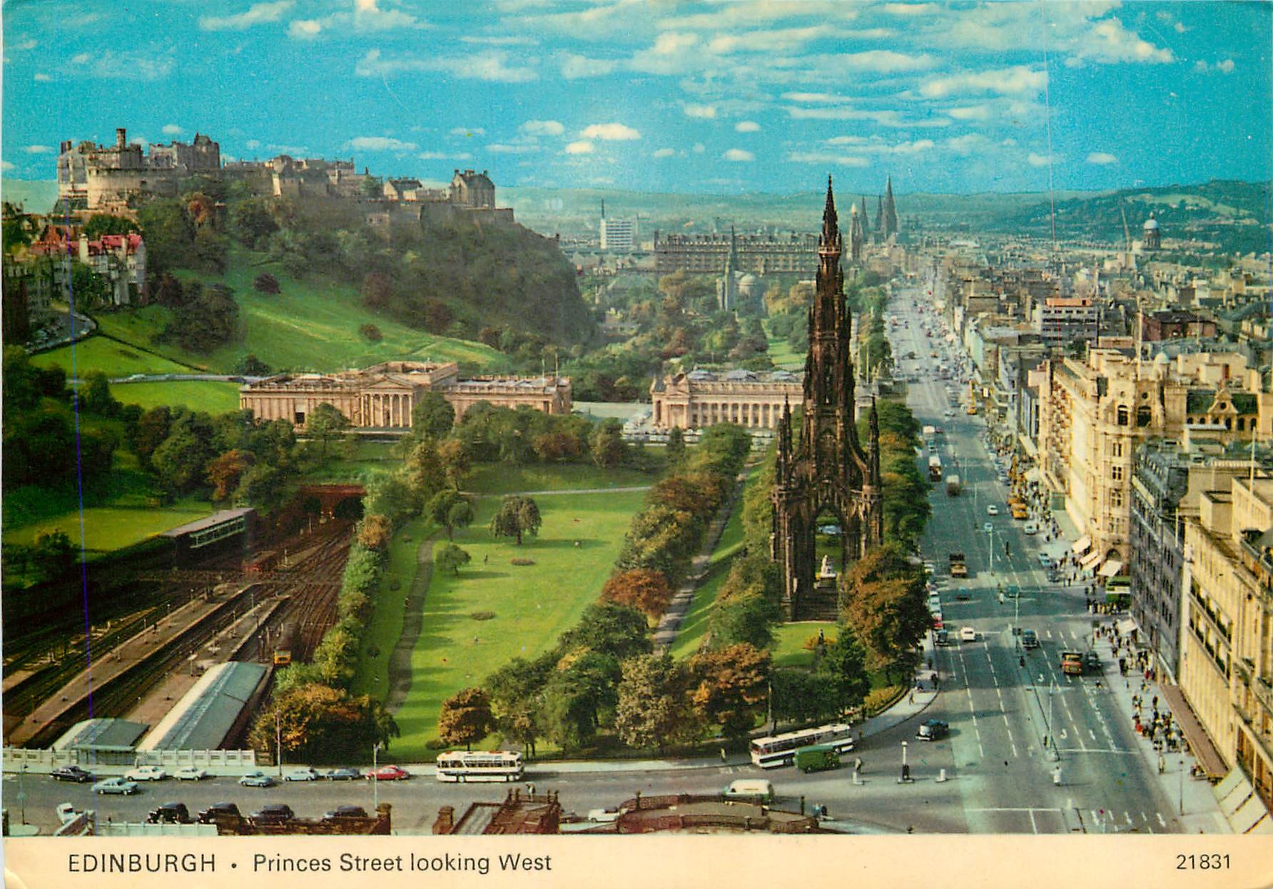 CPM Edinburgh Princes Street Looking West