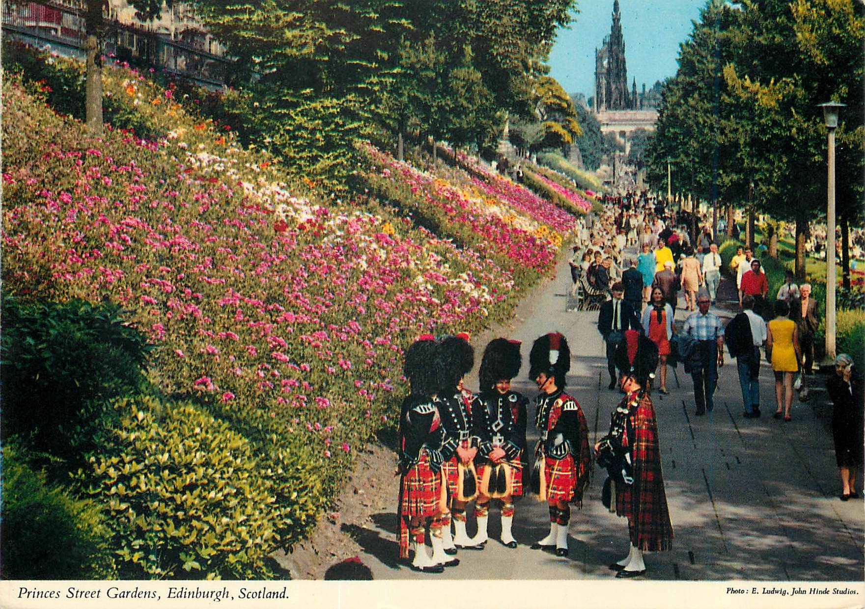 CPM Edinburgh Princes Street Gardens Scotland Folklore