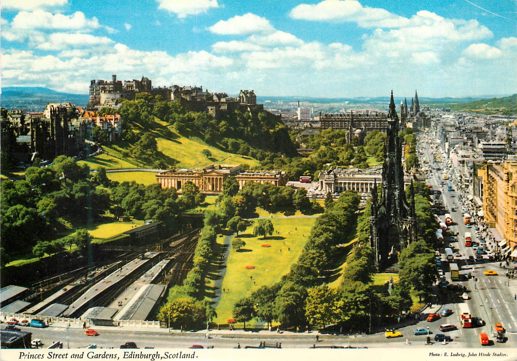 CPM Princes Street and Gardens Edinburgh Scotland