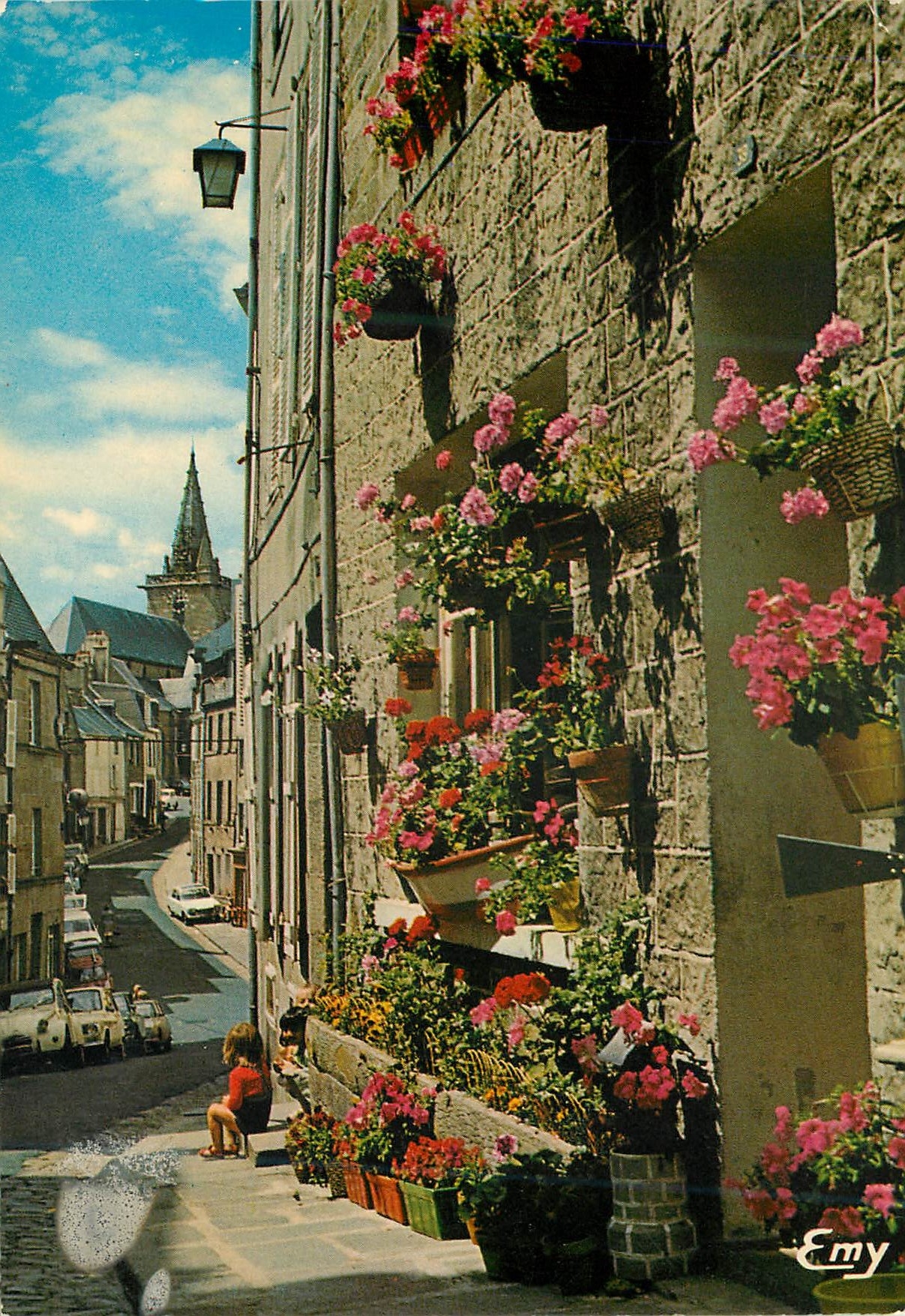 CPM Granville (Manche) Vieille Rue Typique de la Haute Ville