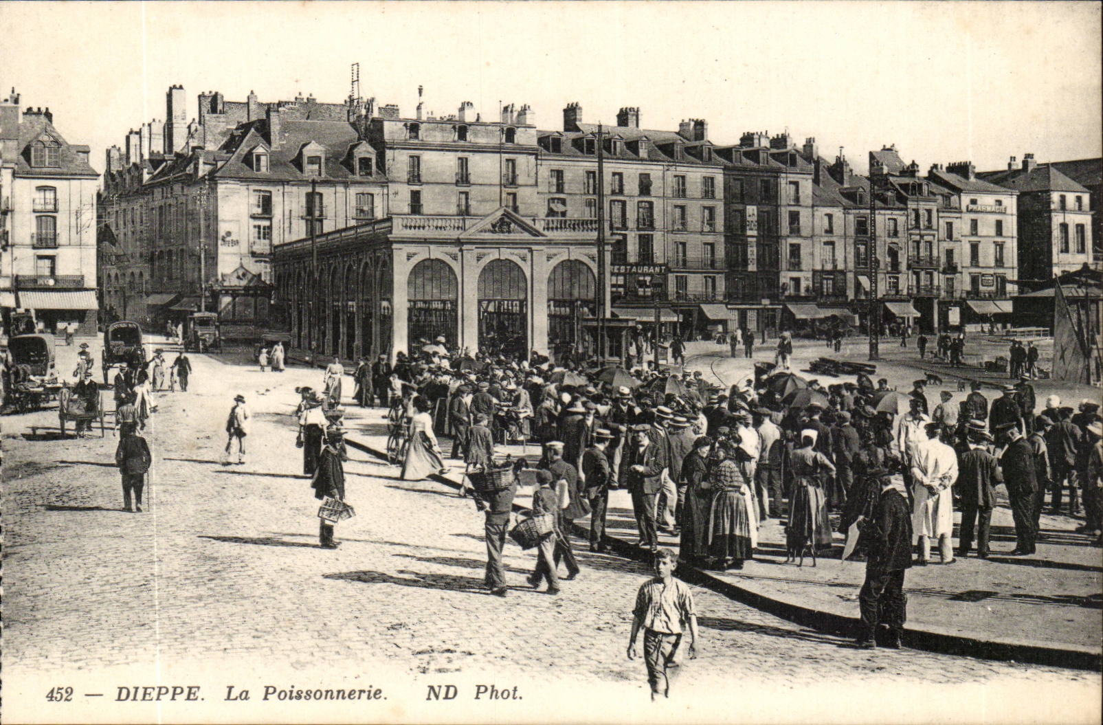 Dieppe CPA das Fischgeschaft