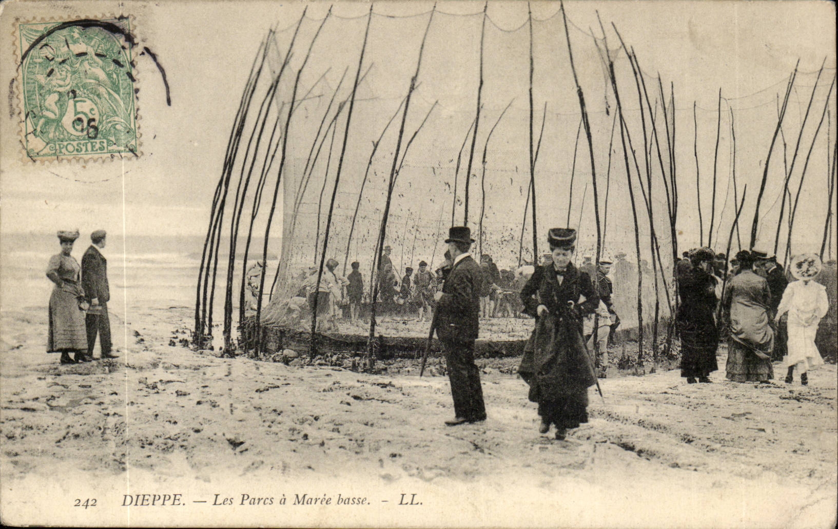 Dieppe CPA die Parks hat niedrige Gezeiten (Sunde)